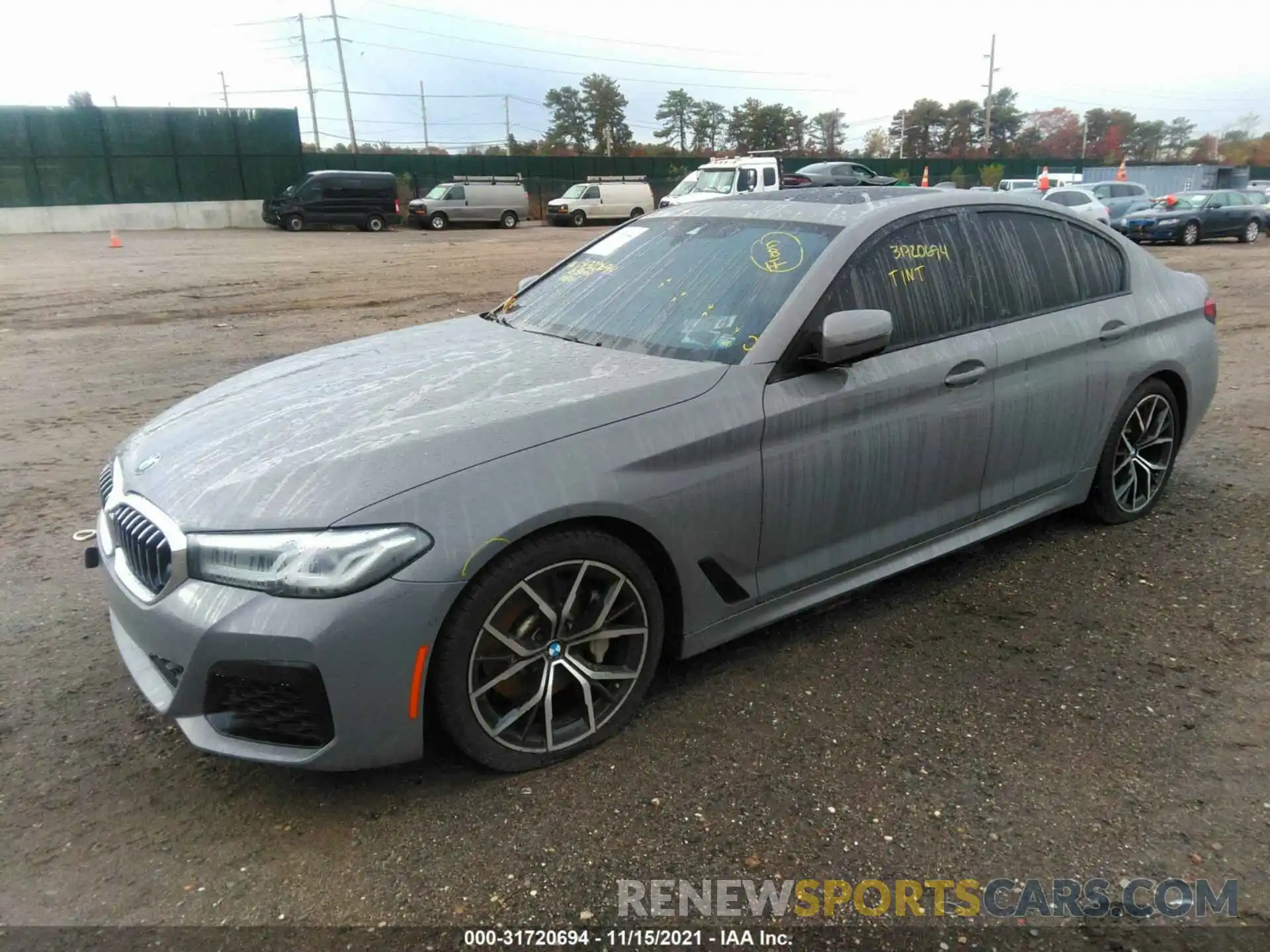 2 Photograph of a damaged car WBA13BJ01MCF08293 BMW 5 SERIES 2021