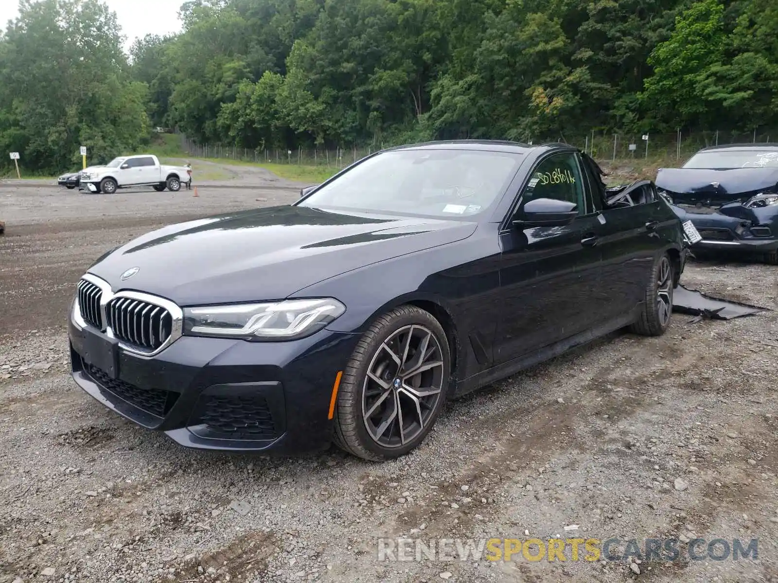 2 Photograph of a damaged car WBA13BJ01MCF25949 BMW 5 SERIES 2021