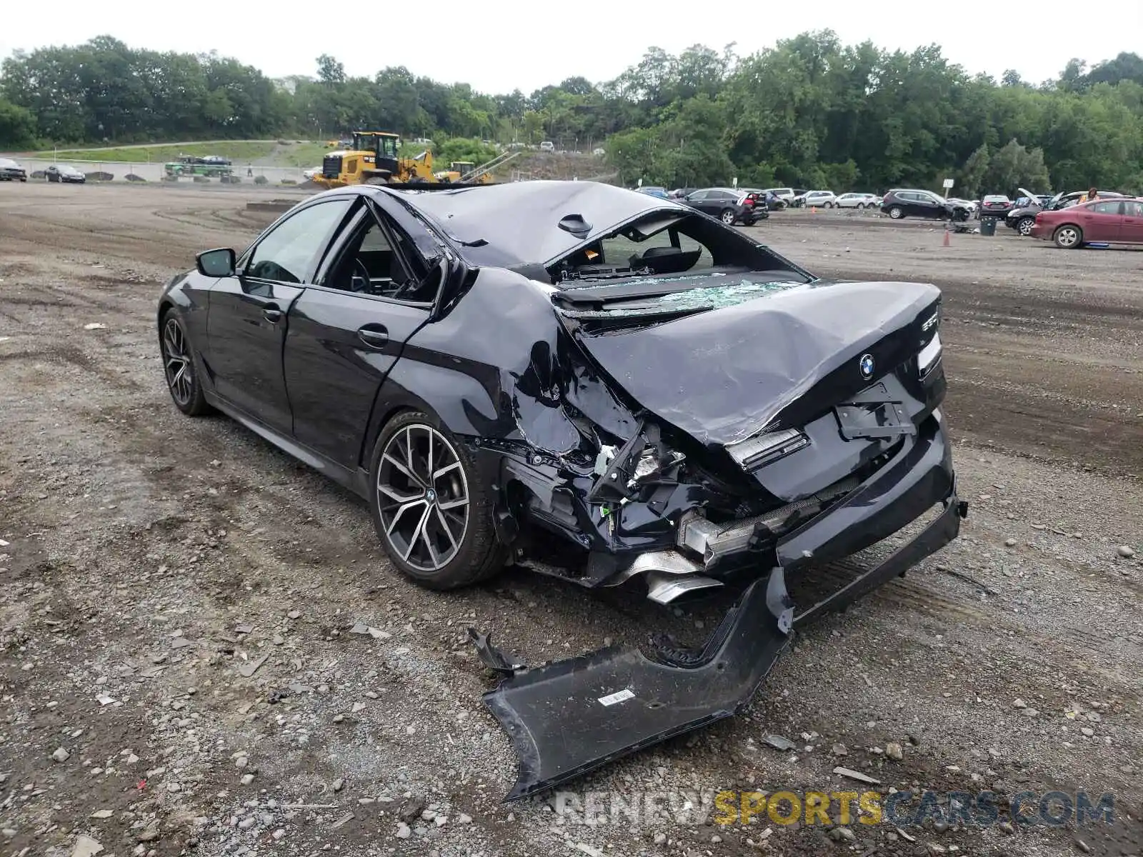 3 Photograph of a damaged car WBA13BJ01MCF25949 BMW 5 SERIES 2021