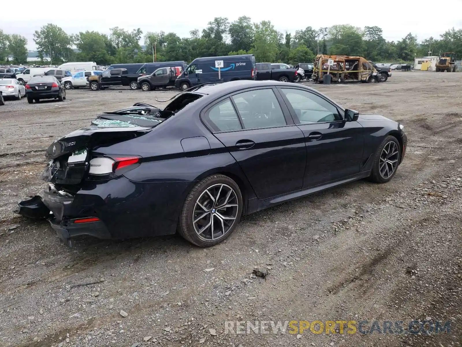 4 Photograph of a damaged car WBA13BJ01MCF25949 BMW 5 SERIES 2021