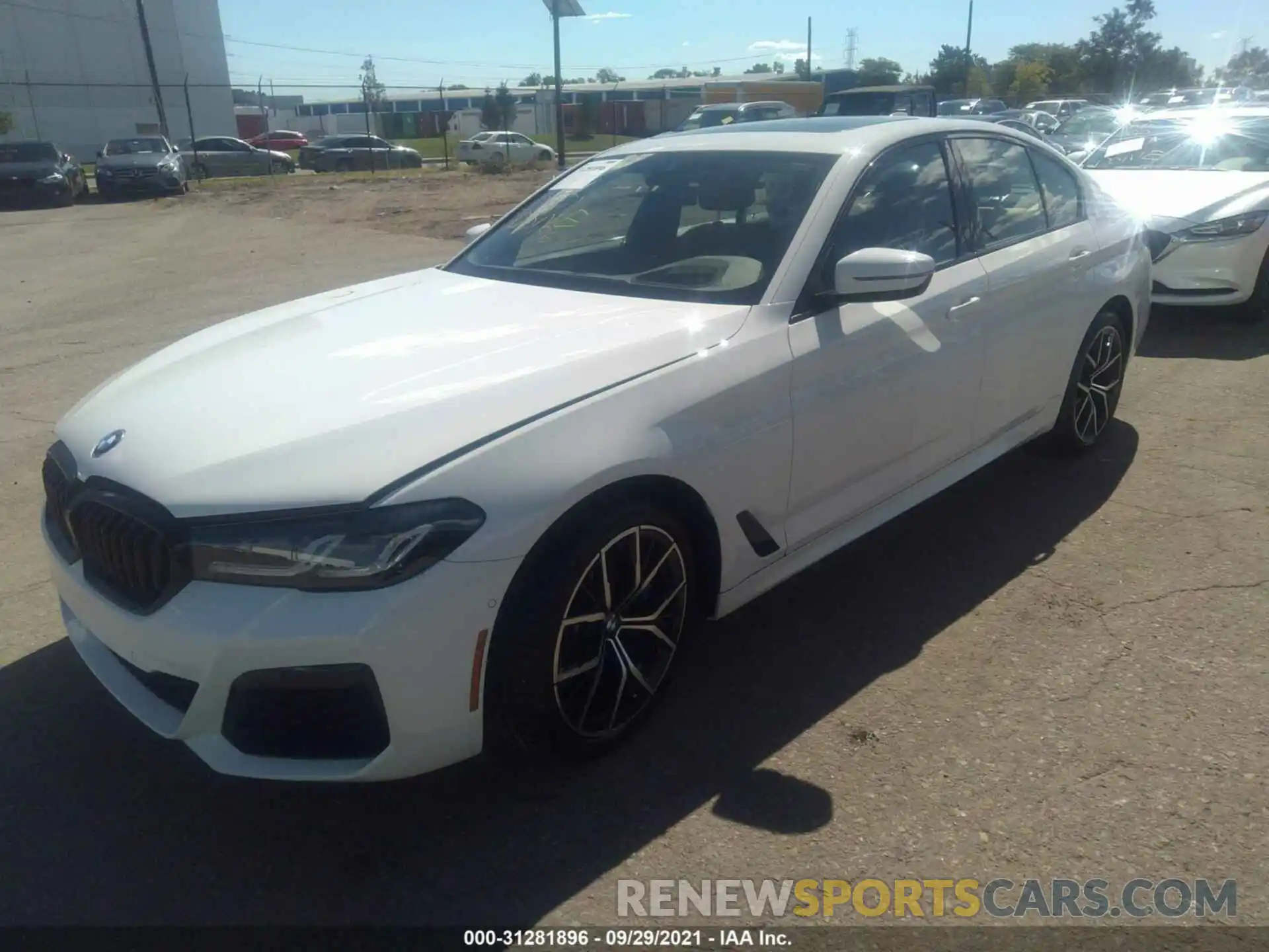 2 Photograph of a damaged car WBA13BJ01MCF73306 BMW 5 SERIES 2021