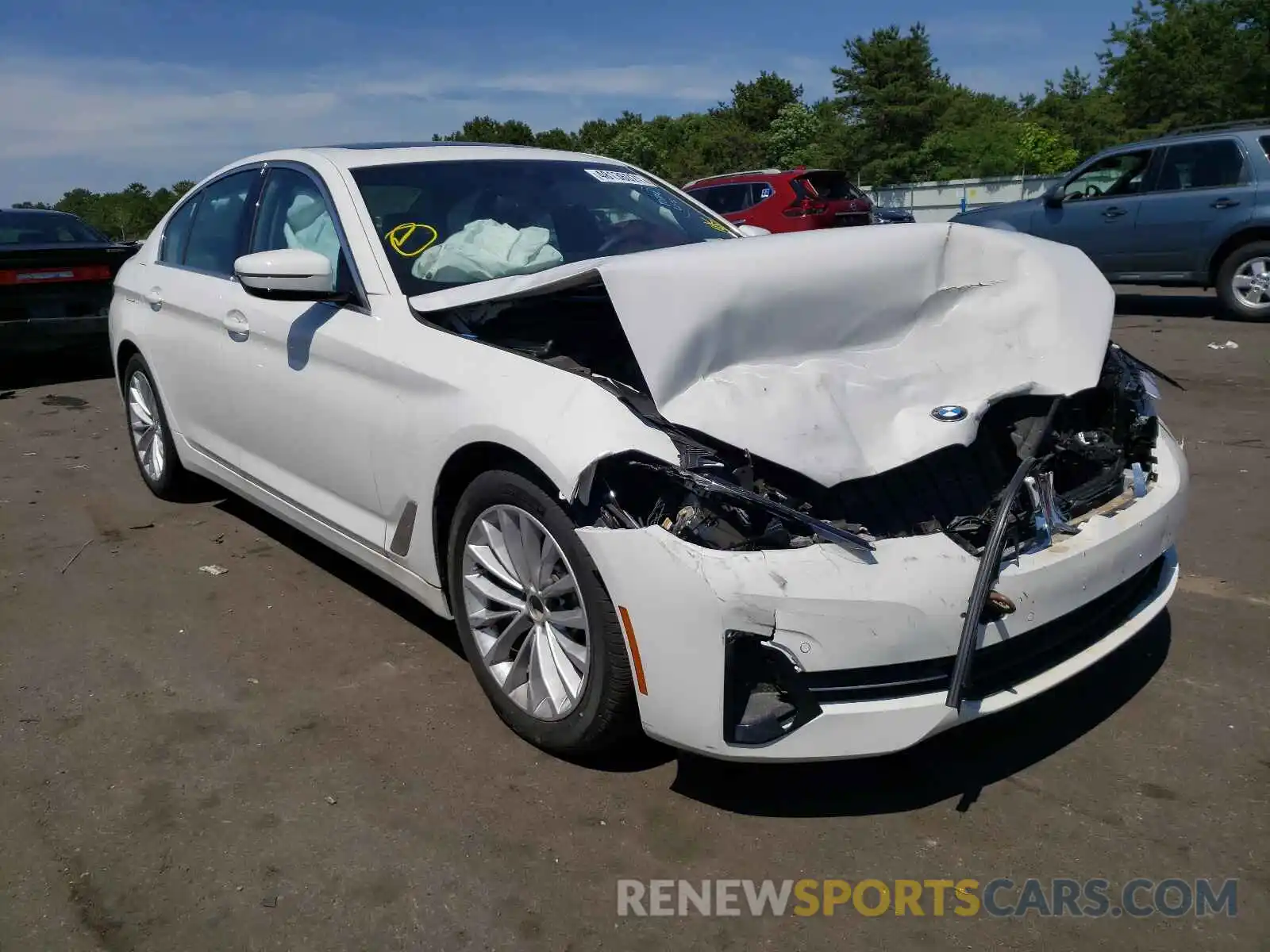 1 Photograph of a damaged car WBA13BJ01MWW89729 BMW 5 SERIES 2021