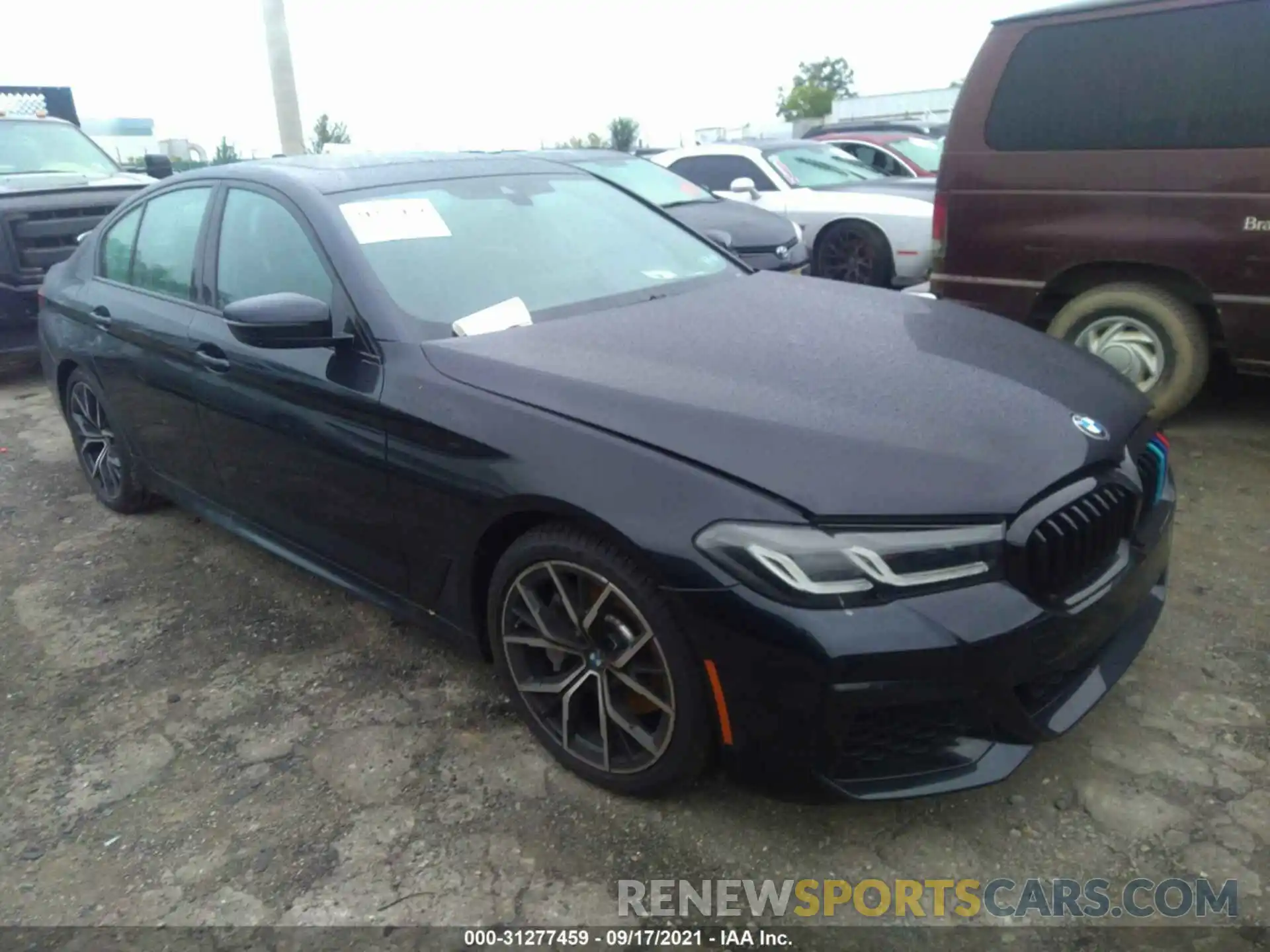 1 Photograph of a damaged car WBA13BJ01MWW91223 BMW 5 SERIES 2021