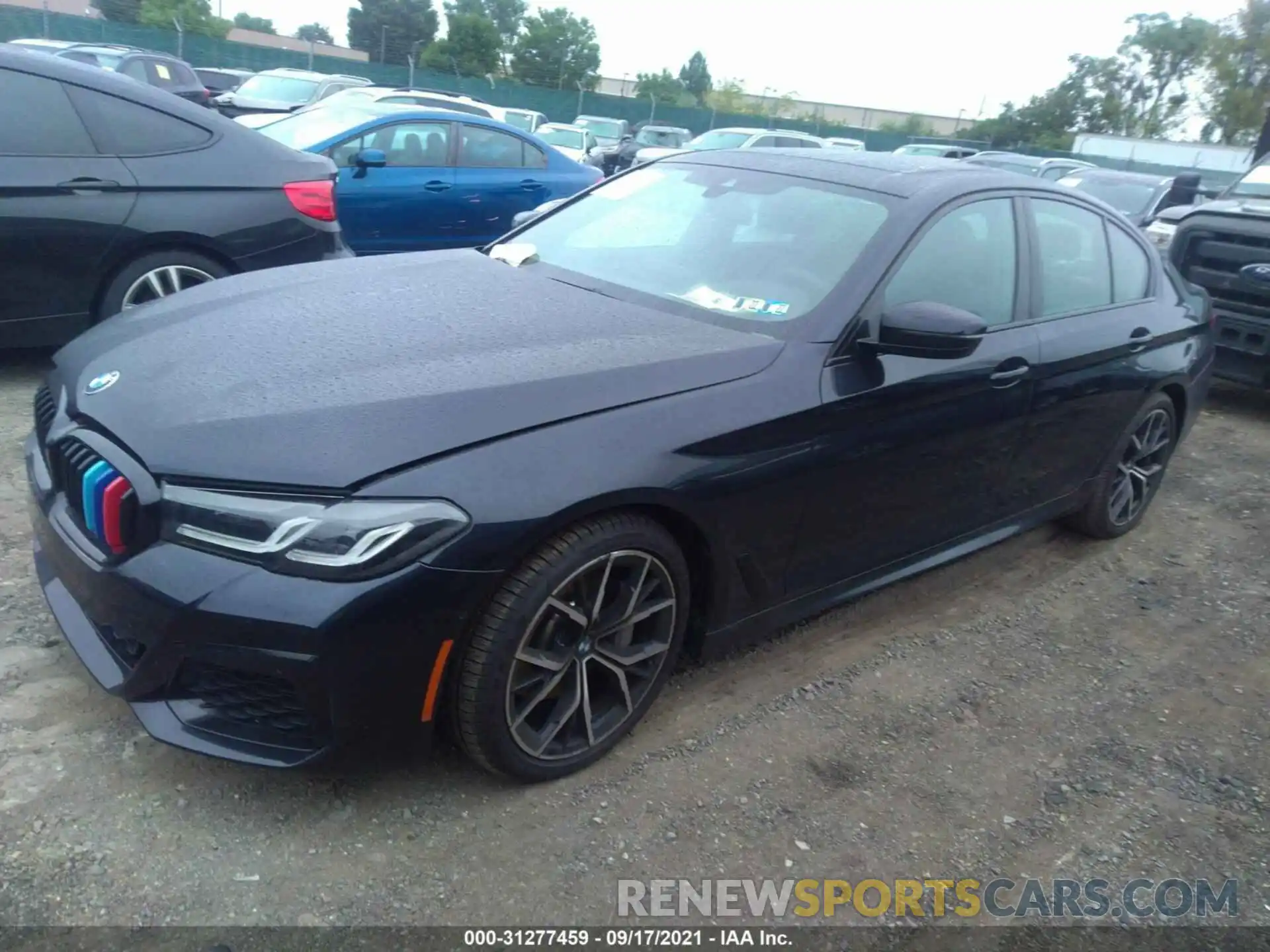 2 Photograph of a damaged car WBA13BJ01MWW91223 BMW 5 SERIES 2021