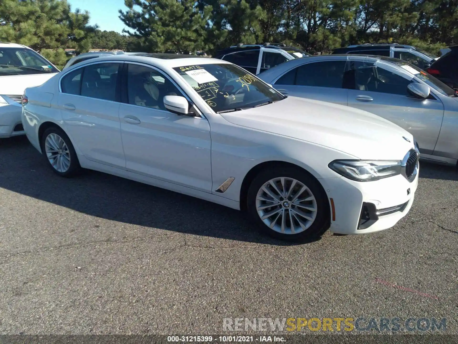 1 Photograph of a damaged car WBA13BJ01MWW92470 BMW 5 SERIES 2021