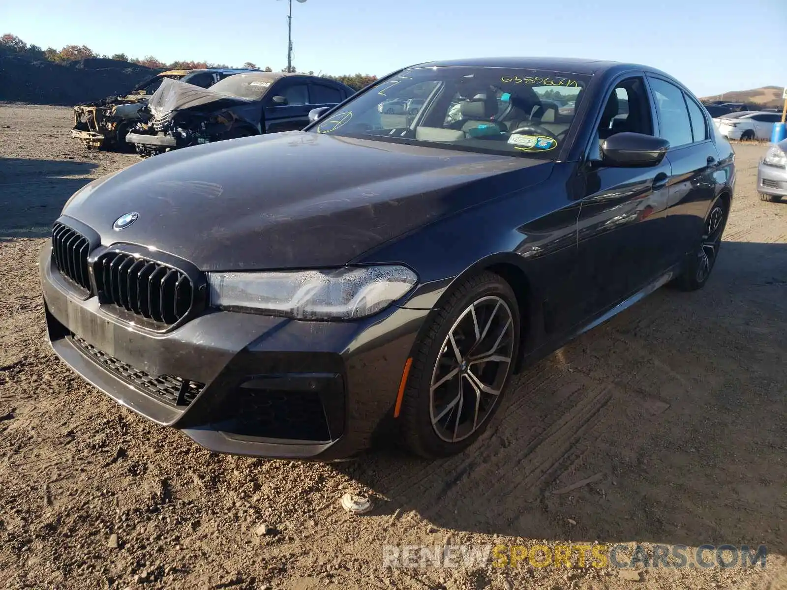 2 Photograph of a damaged car WBA13BJ01MWX02141 BMW 5 SERIES 2021