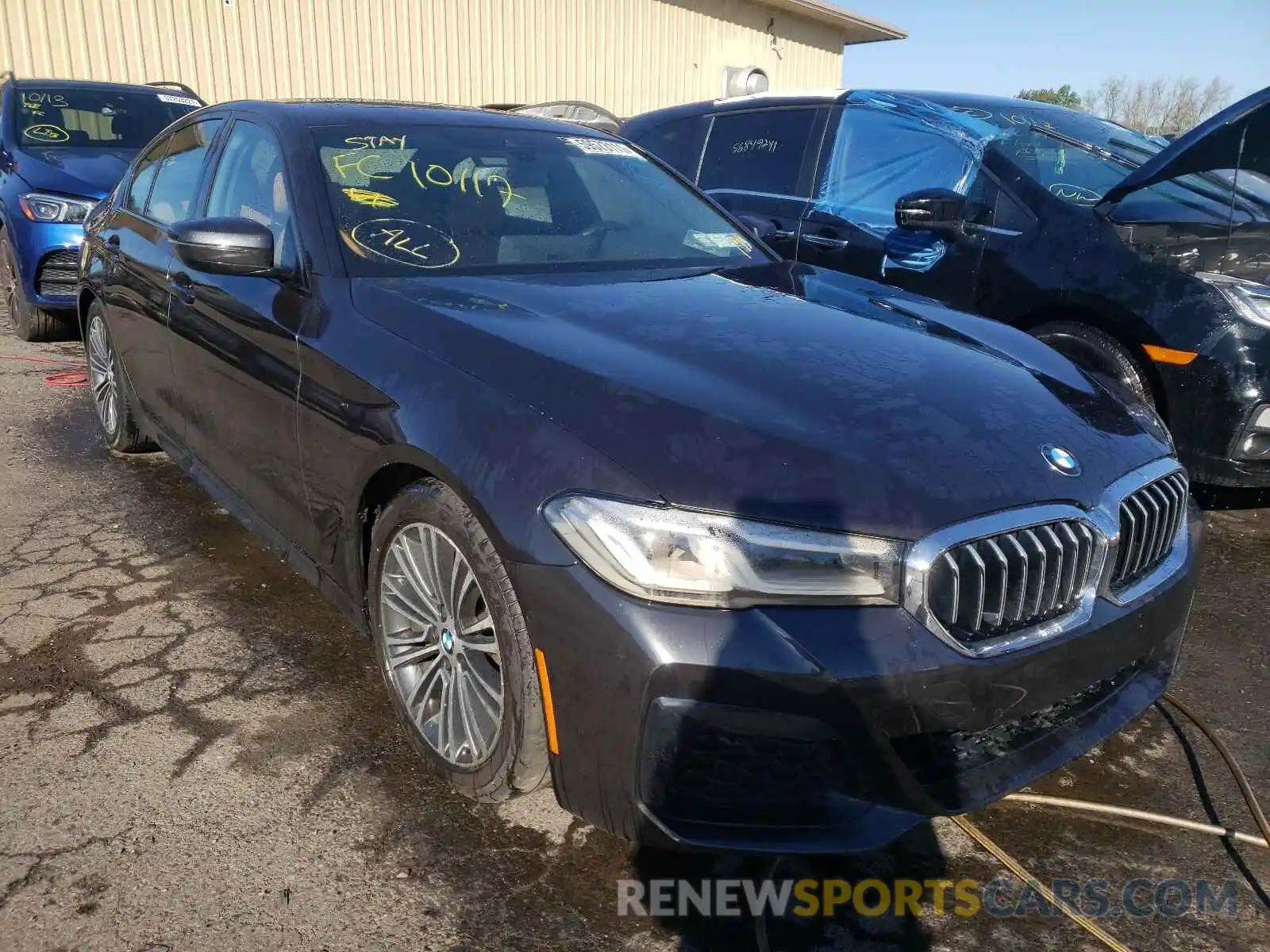 1 Photograph of a damaged car WBA13BJ01MWX05931 BMW 5 SERIES 2021