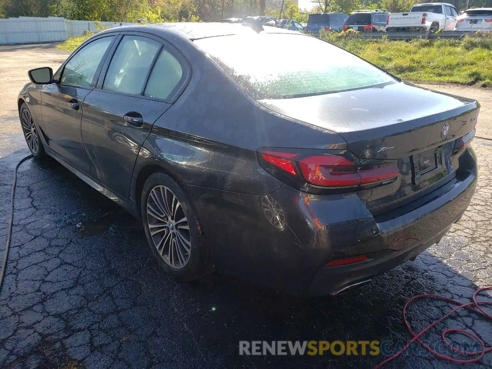 3 Photograph of a damaged car WBA13BJ01MWX05931 BMW 5 SERIES 2021