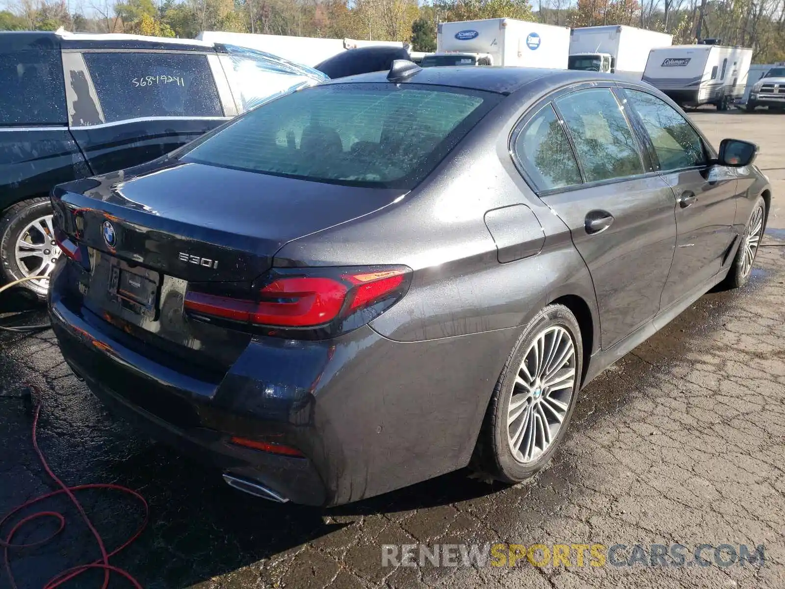 4 Photograph of a damaged car WBA13BJ01MWX05931 BMW 5 SERIES 2021