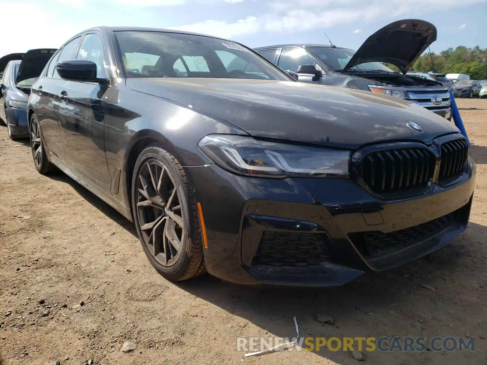 1 Photograph of a damaged car WBA13BJ01MWX27878 BMW 5 SERIES 2021