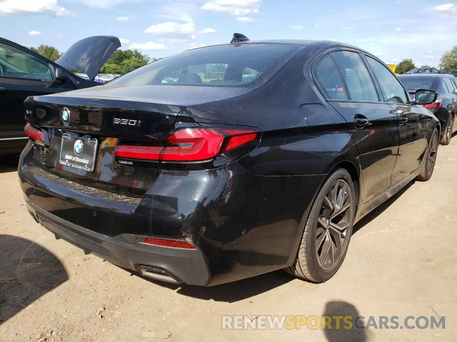 4 Photograph of a damaged car WBA13BJ01MWX27878 BMW 5 SERIES 2021