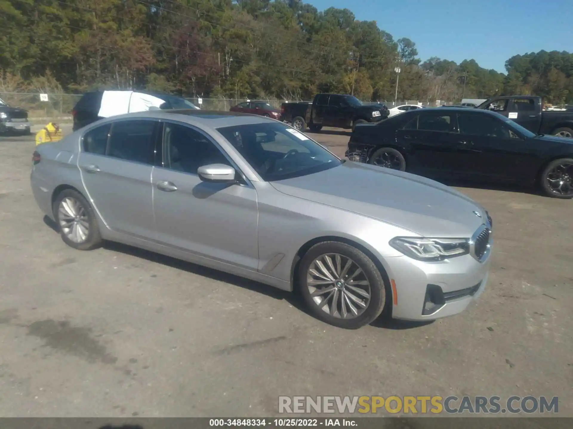 1 Photograph of a damaged car WBA13BJ02MCF95072 BMW 5 SERIES 2021