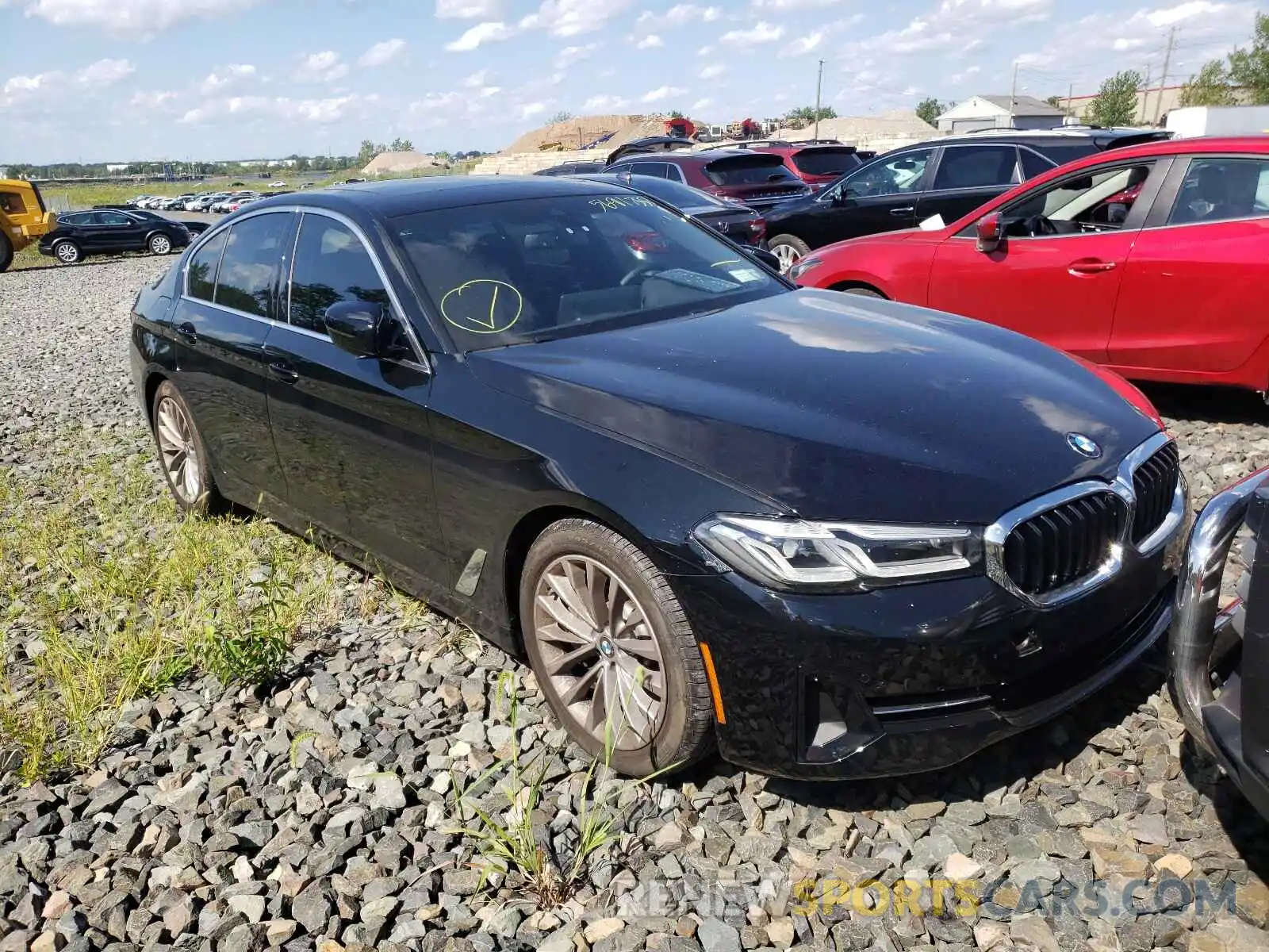 1 Photograph of a damaged car WBA13BJ02MCG31195 BMW 5 SERIES 2021