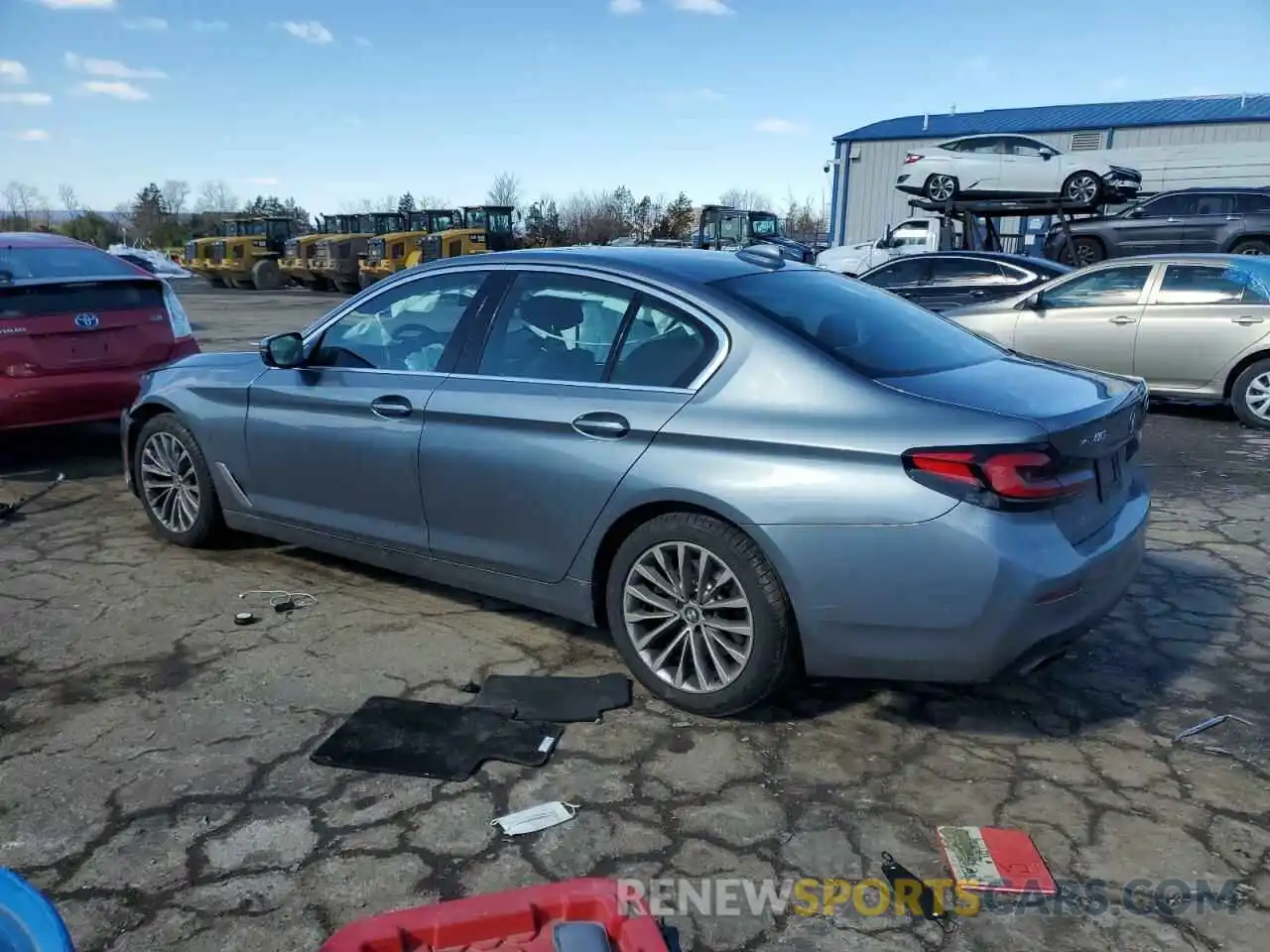 2 Photograph of a damaged car WBA13BJ02MWW95328 BMW 5 SERIES 2021