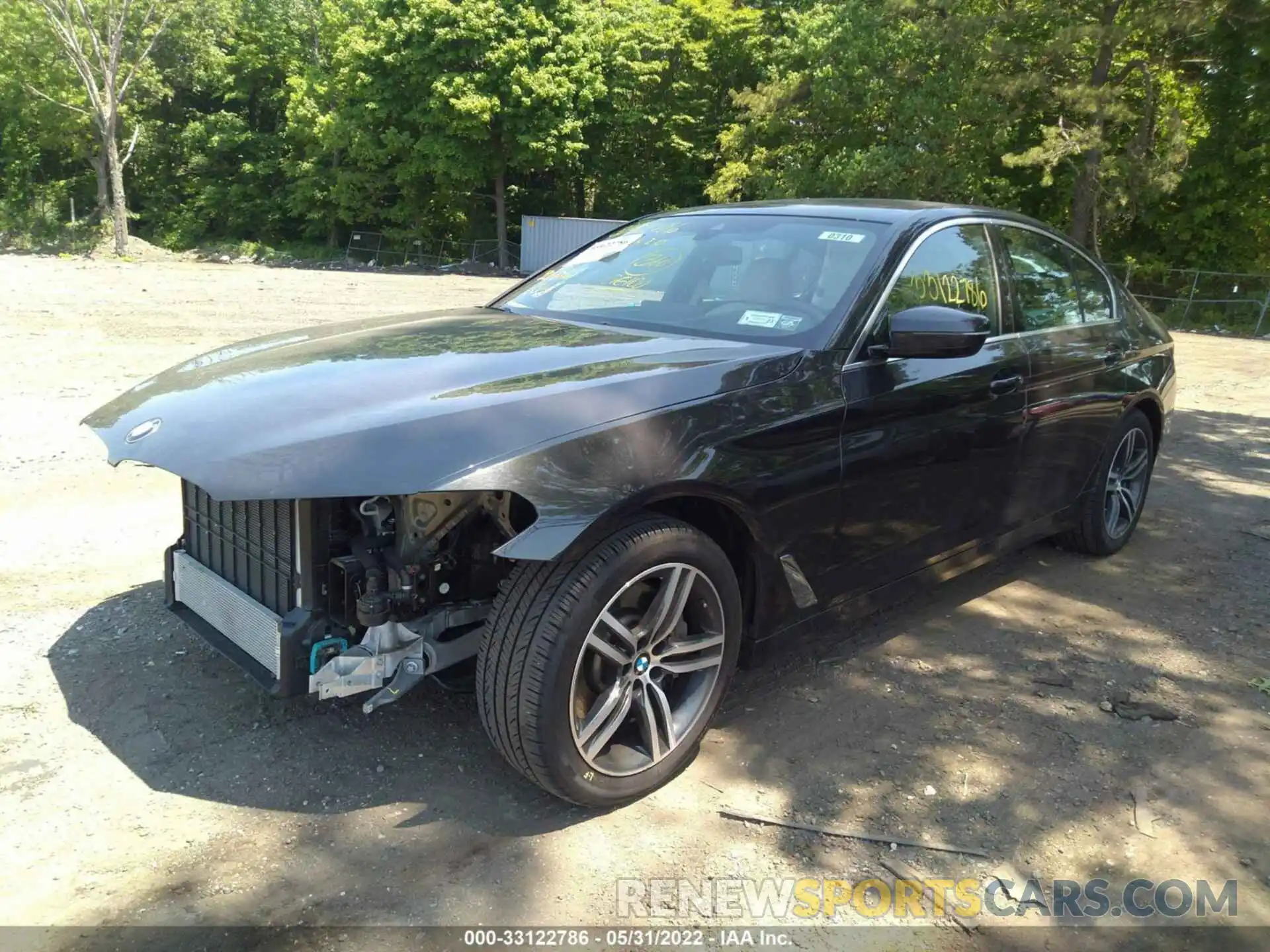 2 Photograph of a damaged car WBA13BJ02MWX08997 BMW 5 SERIES 2021