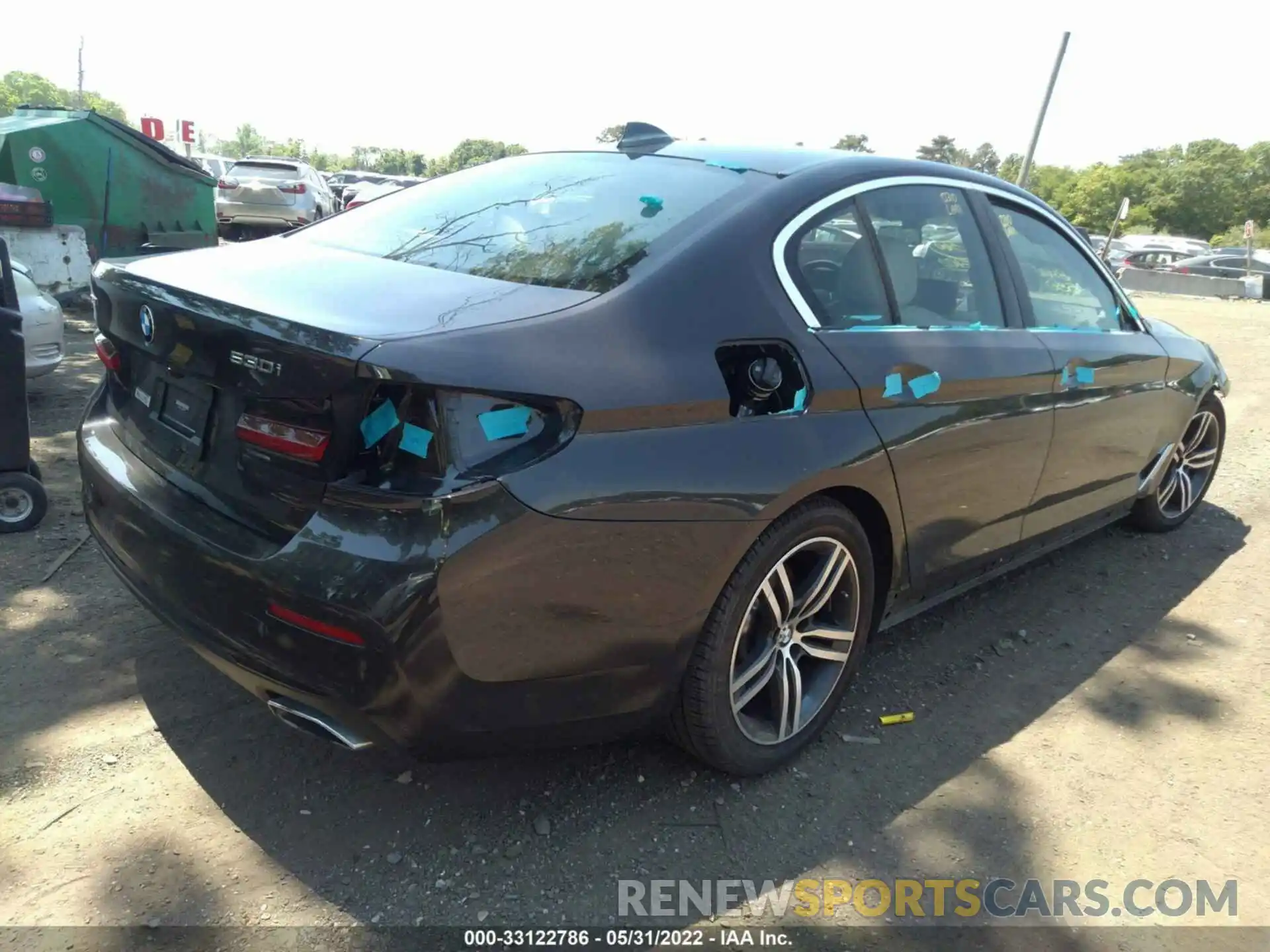 4 Photograph of a damaged car WBA13BJ02MWX08997 BMW 5 SERIES 2021