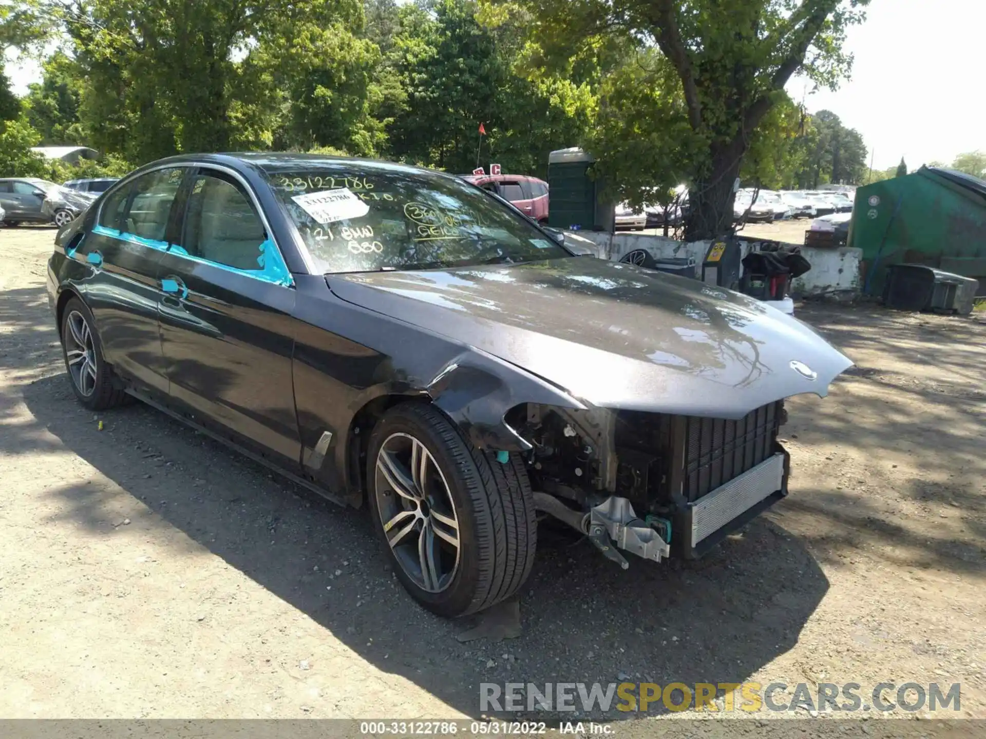 6 Photograph of a damaged car WBA13BJ02MWX08997 BMW 5 SERIES 2021