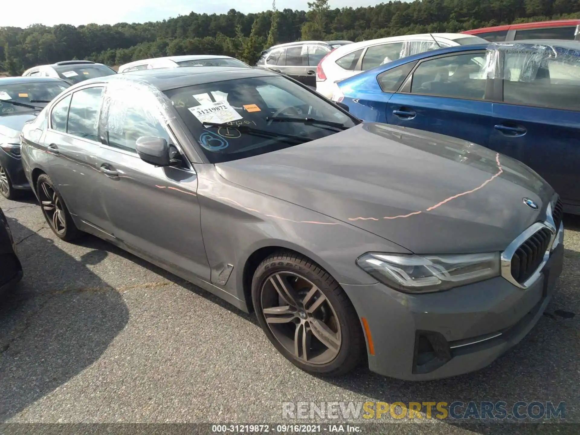 1 Photograph of a damaged car WBA13BJ02MWX24018 BMW 5 SERIES 2021