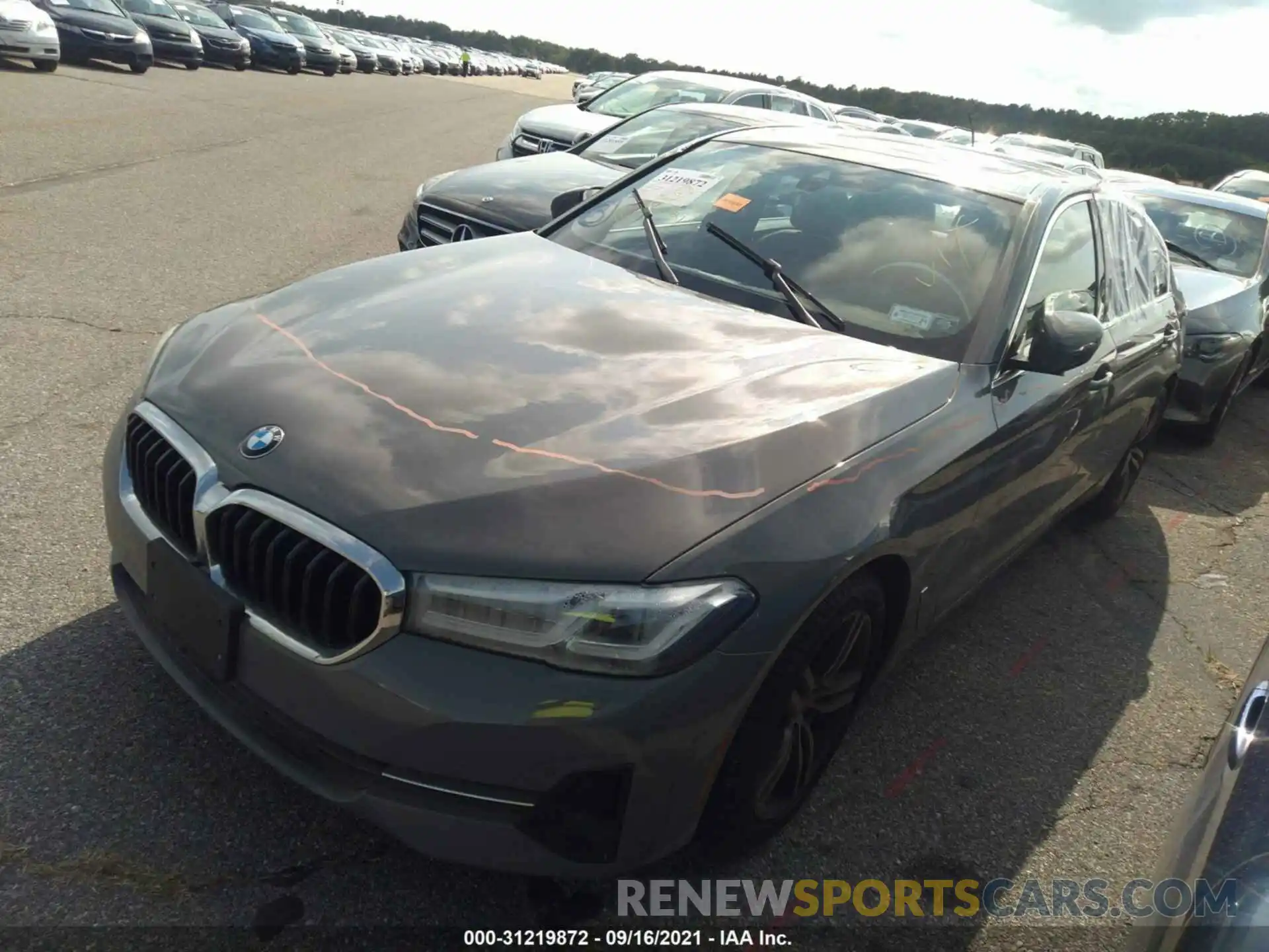 2 Photograph of a damaged car WBA13BJ02MWX24018 BMW 5 SERIES 2021