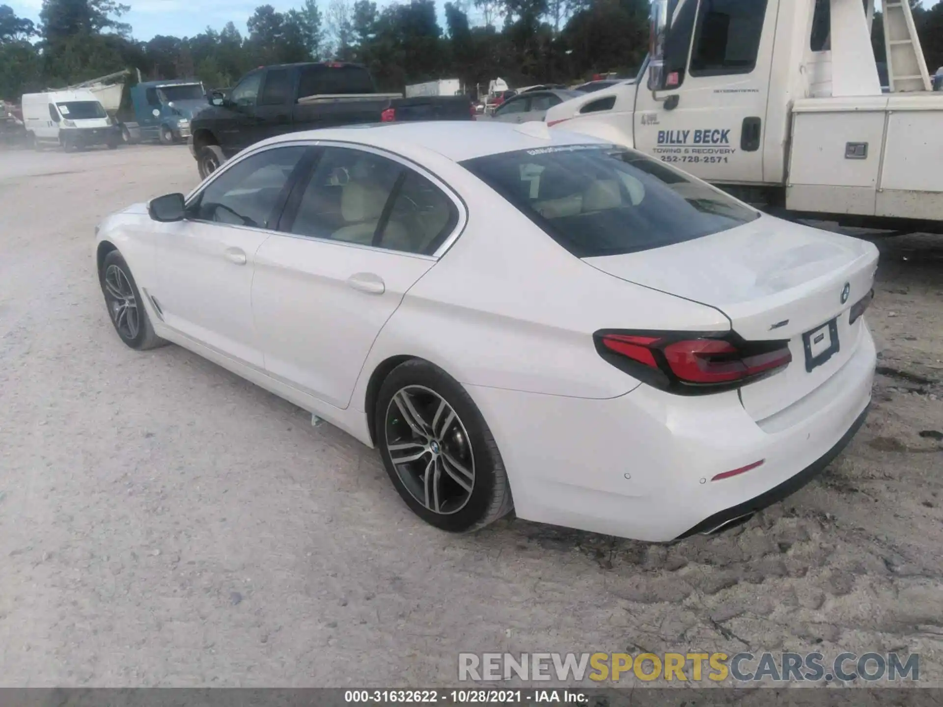 3 Photograph of a damaged car WBA13BJ03MCE99516 BMW 5 SERIES 2021