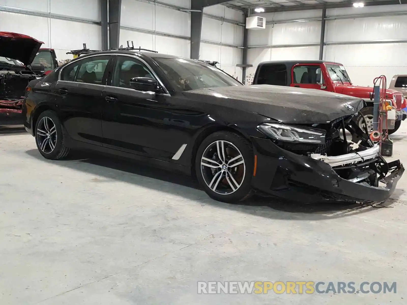 1 Photograph of a damaged car WBA13BJ03MCF12927 BMW 5 SERIES 2021