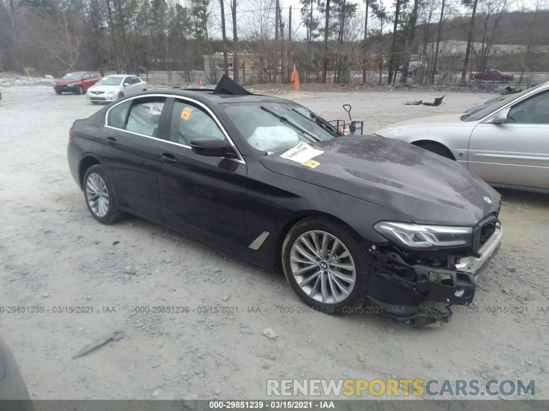 1 Photograph of a damaged car WBA13BJ03MCF90754 BMW 5 SERIES 2021