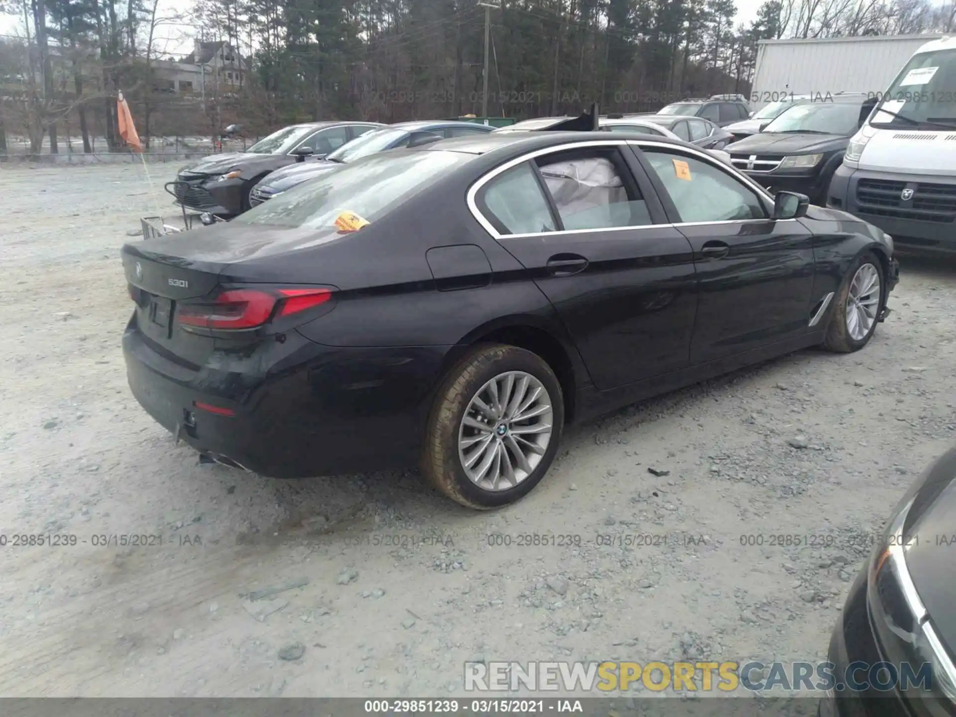 4 Photograph of a damaged car WBA13BJ03MCF90754 BMW 5 SERIES 2021