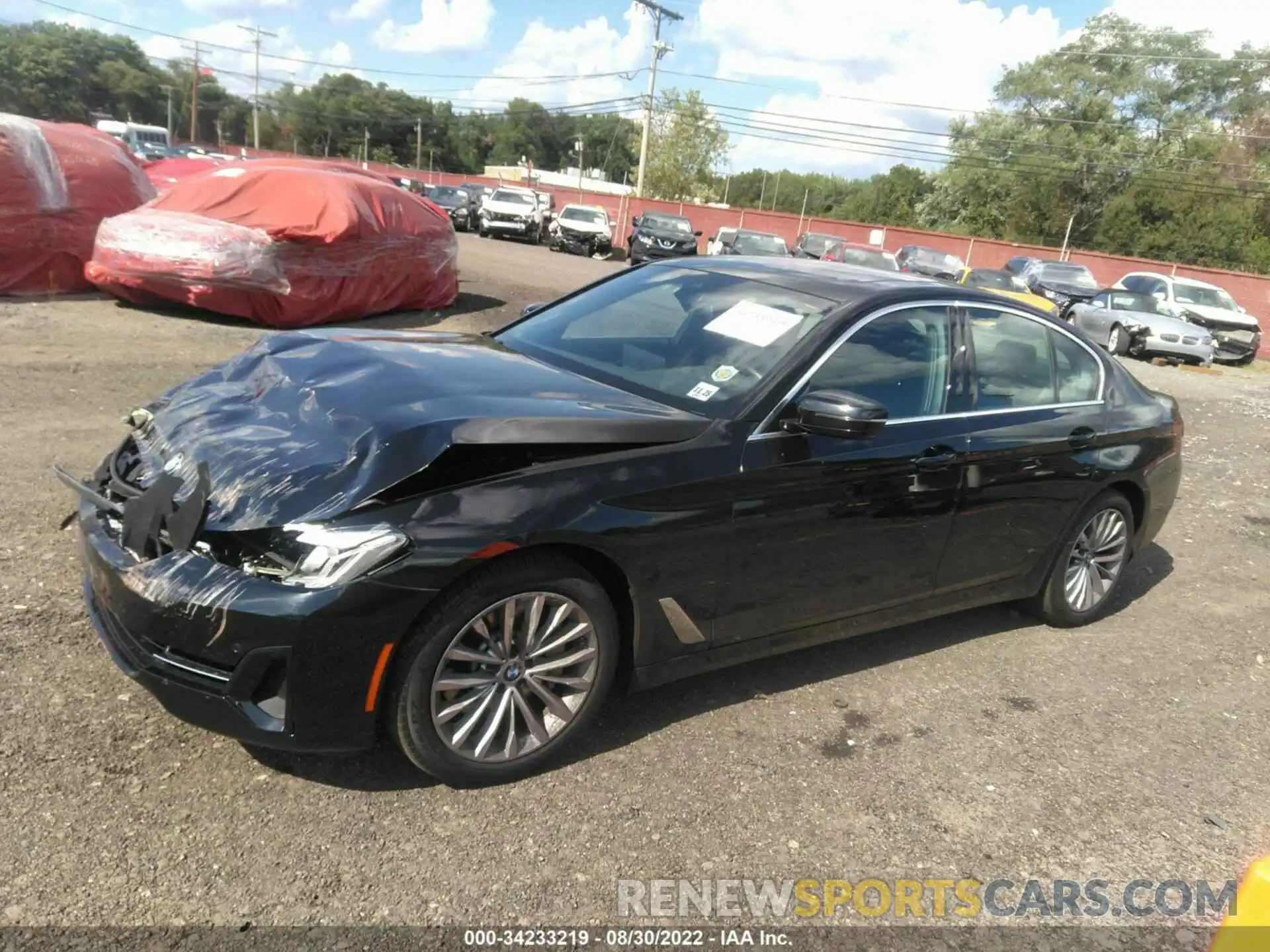 2 Photograph of a damaged car WBA13BJ03MWW91031 BMW 5 SERIES 2021