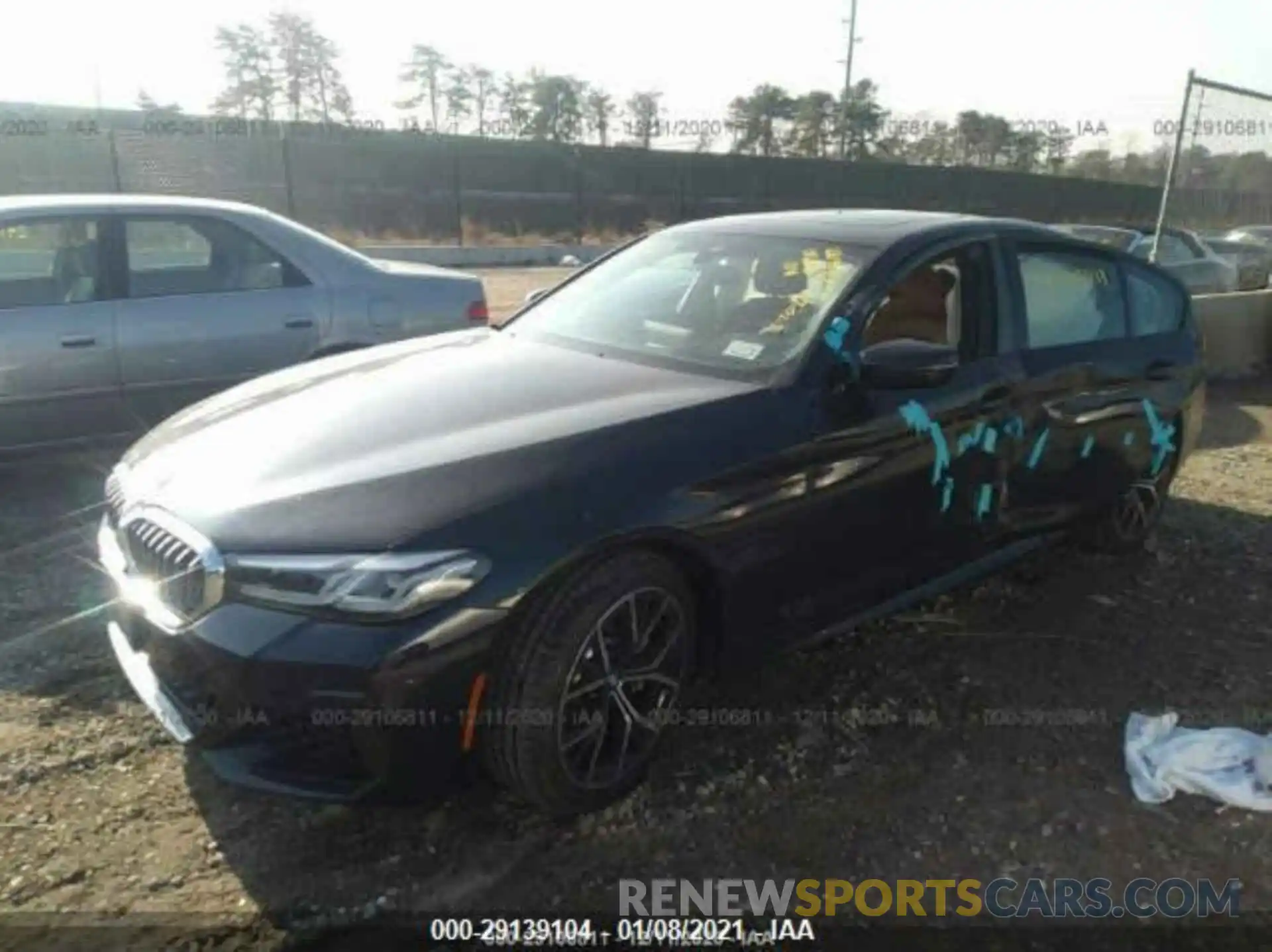 2 Photograph of a damaged car WBA13BJ03MWW91241 BMW 5 SERIES 2021