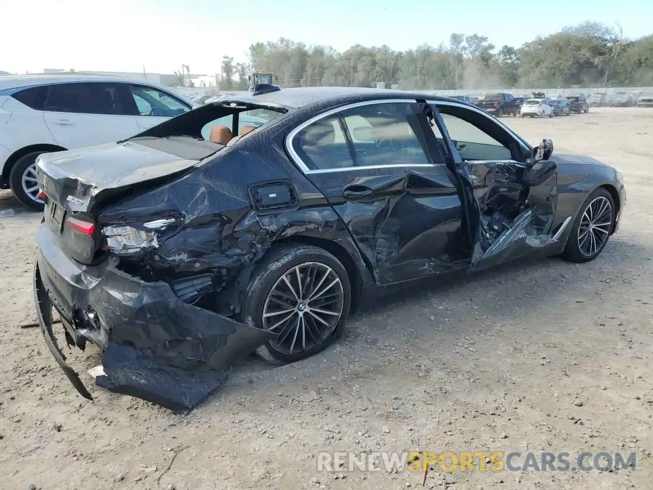 3 Photograph of a damaged car WBA13BJ03MWX05414 BMW 5 SERIES 2021
