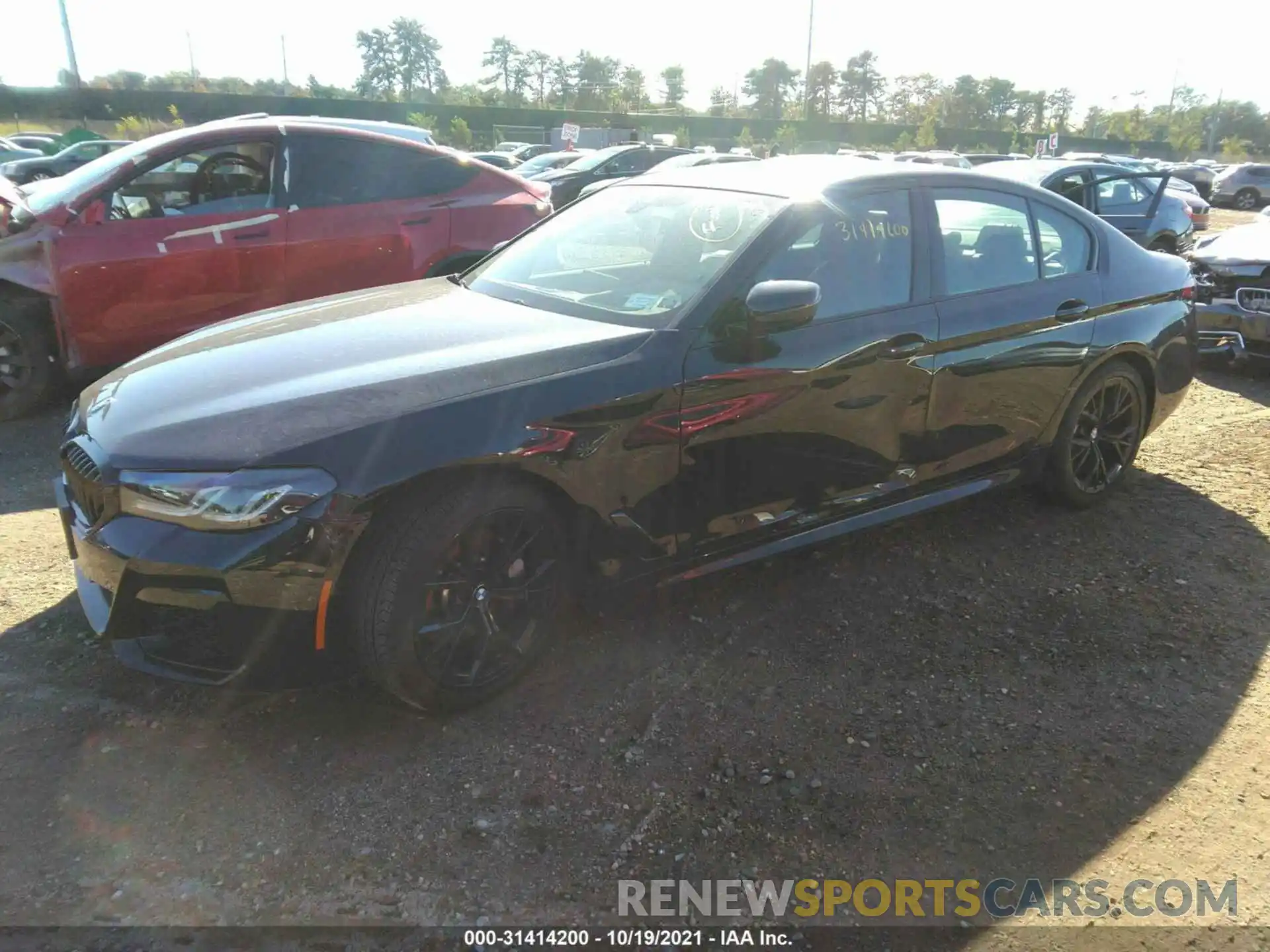 2 Photograph of a damaged car WBA13BJ03MWX26232 BMW 5 SERIES 2021