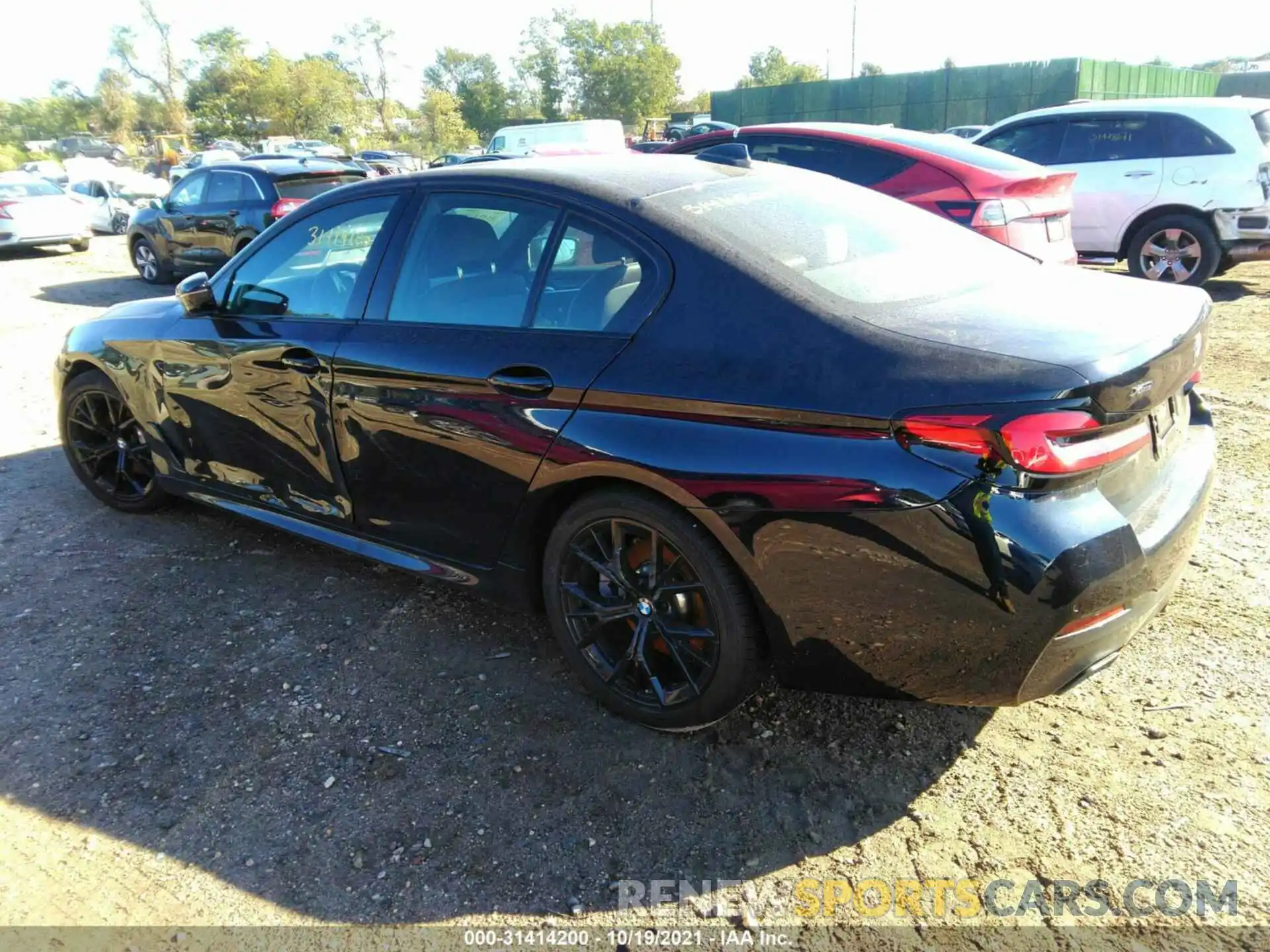 3 Photograph of a damaged car WBA13BJ03MWX26232 BMW 5 SERIES 2021