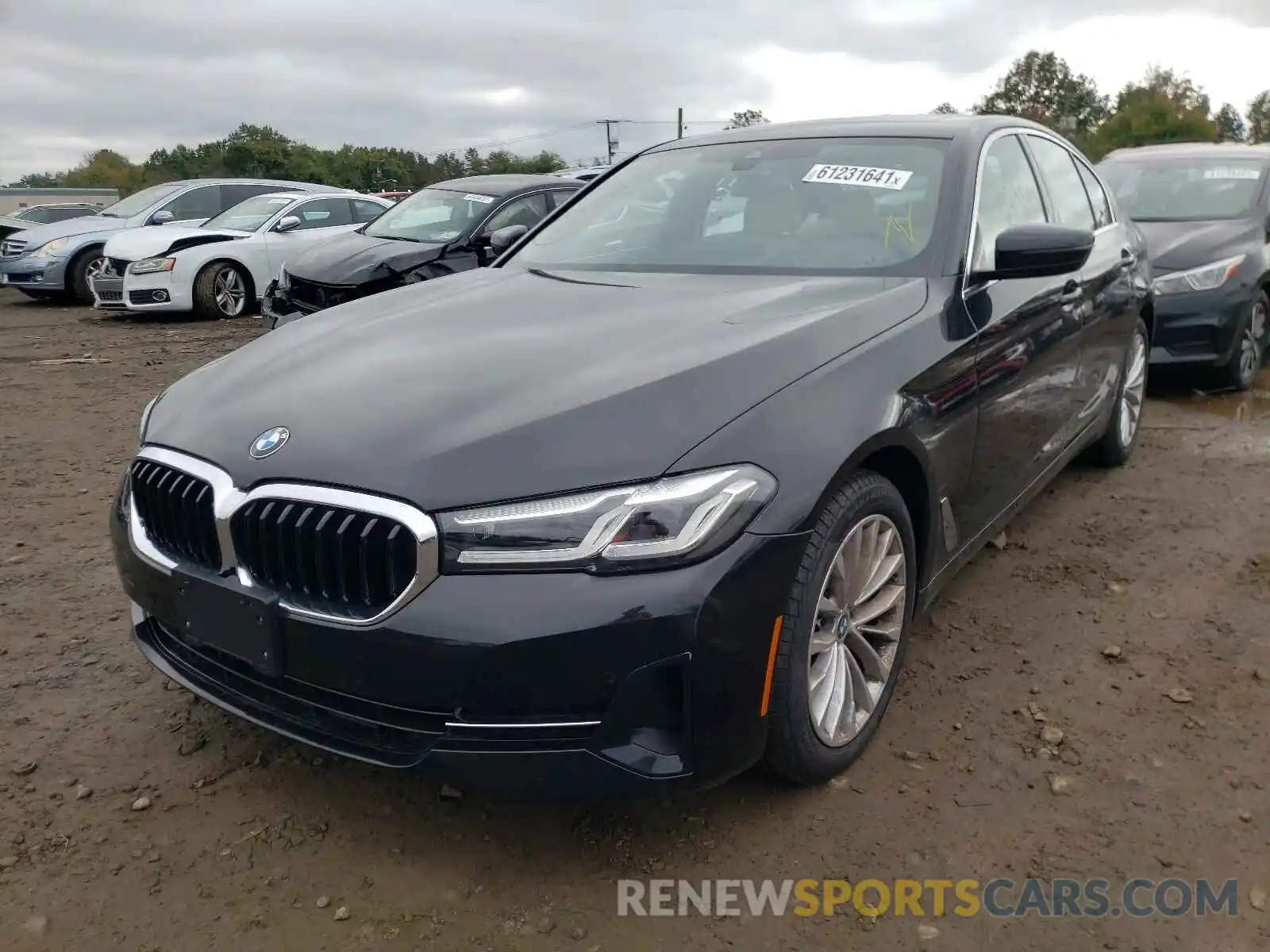 2 Photograph of a damaged car WBA13BJ03MWX31446 BMW 5 SERIES 2021