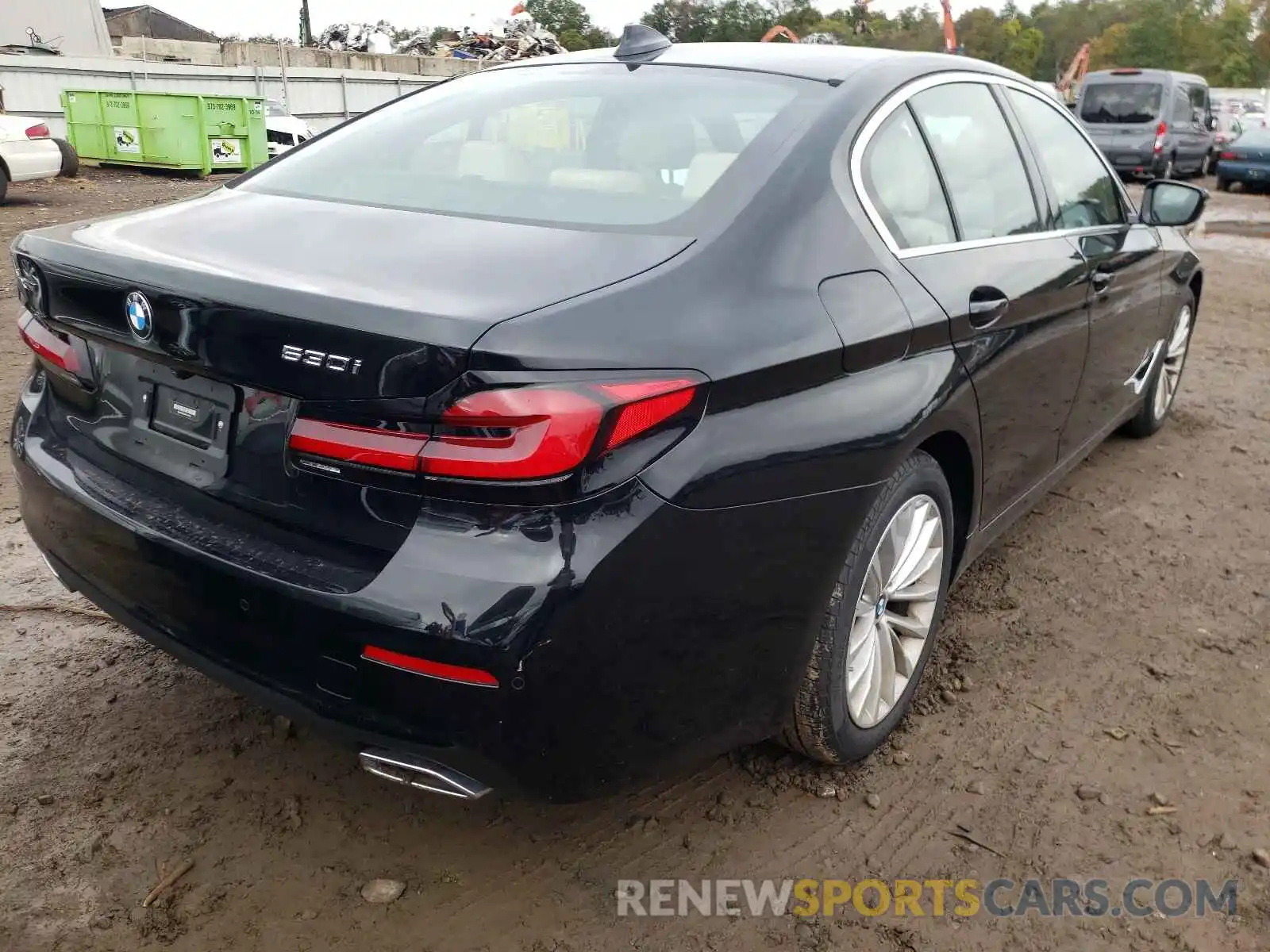 4 Photograph of a damaged car WBA13BJ03MWX31446 BMW 5 SERIES 2021