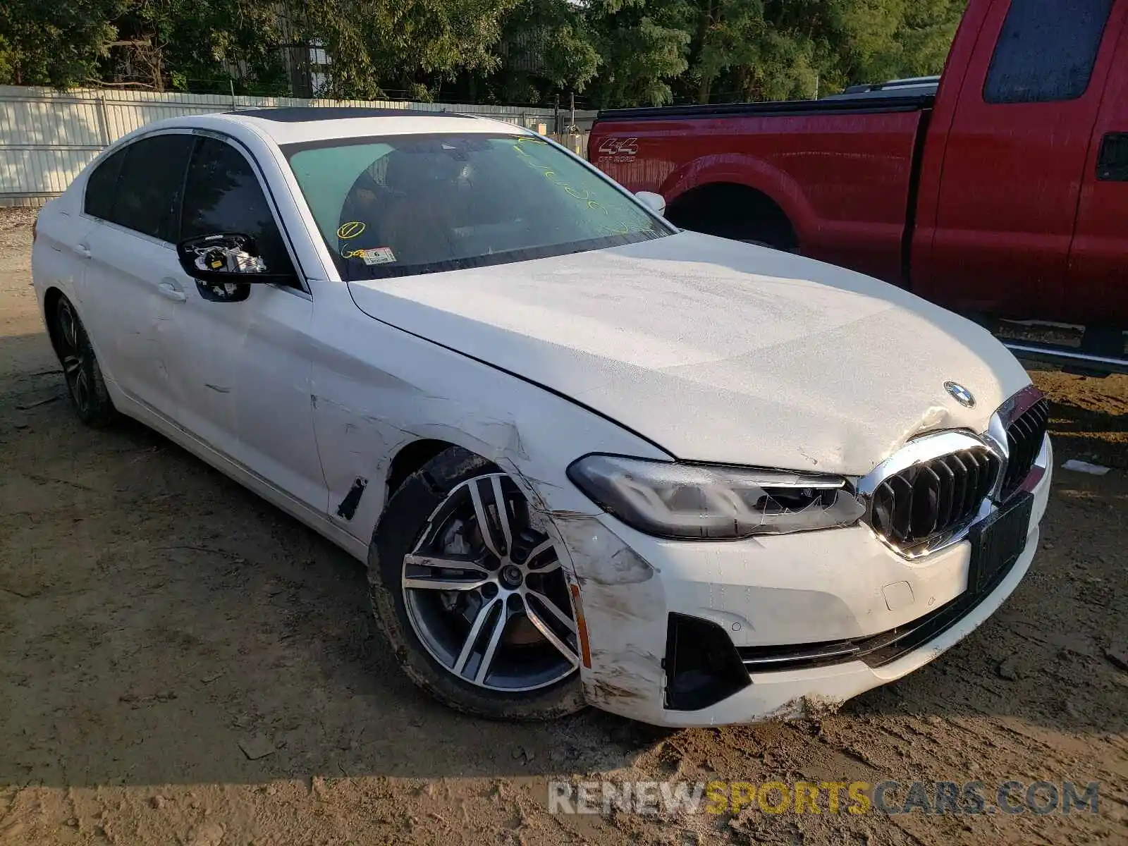 1 Photograph of a damaged car WBA13BJ04MCF74966 BMW 5 SERIES 2021