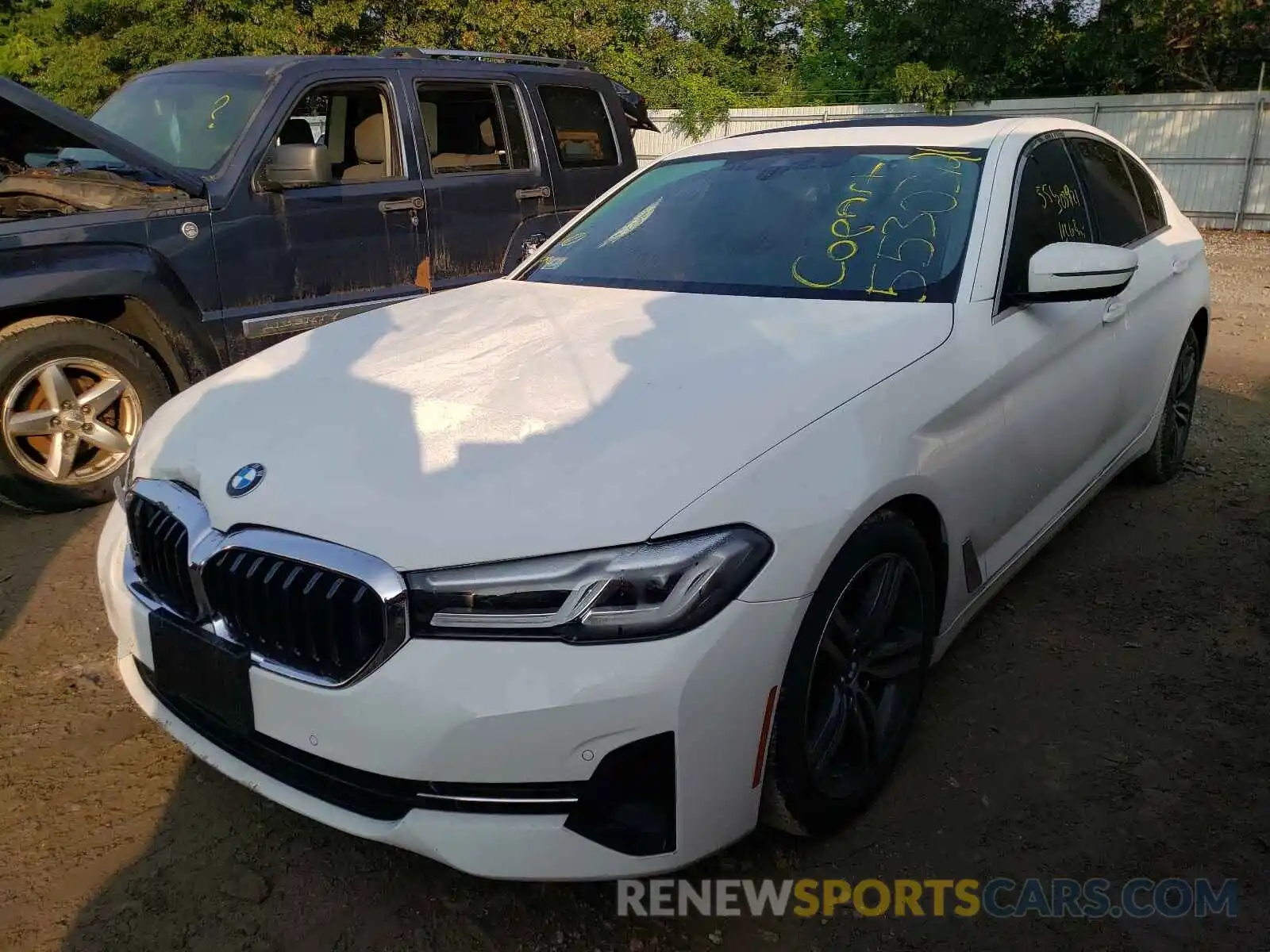 2 Photograph of a damaged car WBA13BJ04MCF74966 BMW 5 SERIES 2021