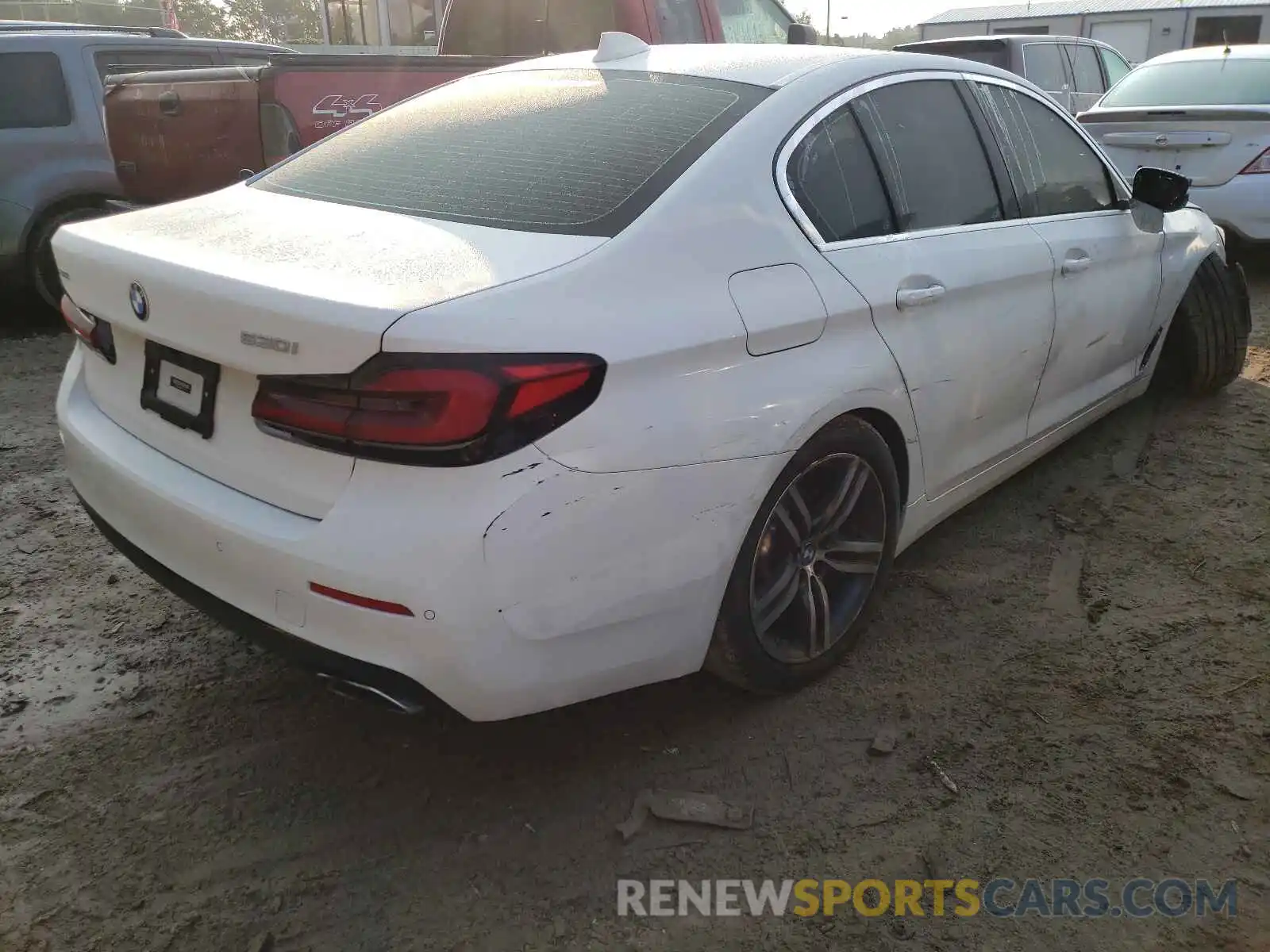 4 Photograph of a damaged car WBA13BJ04MCF74966 BMW 5 SERIES 2021