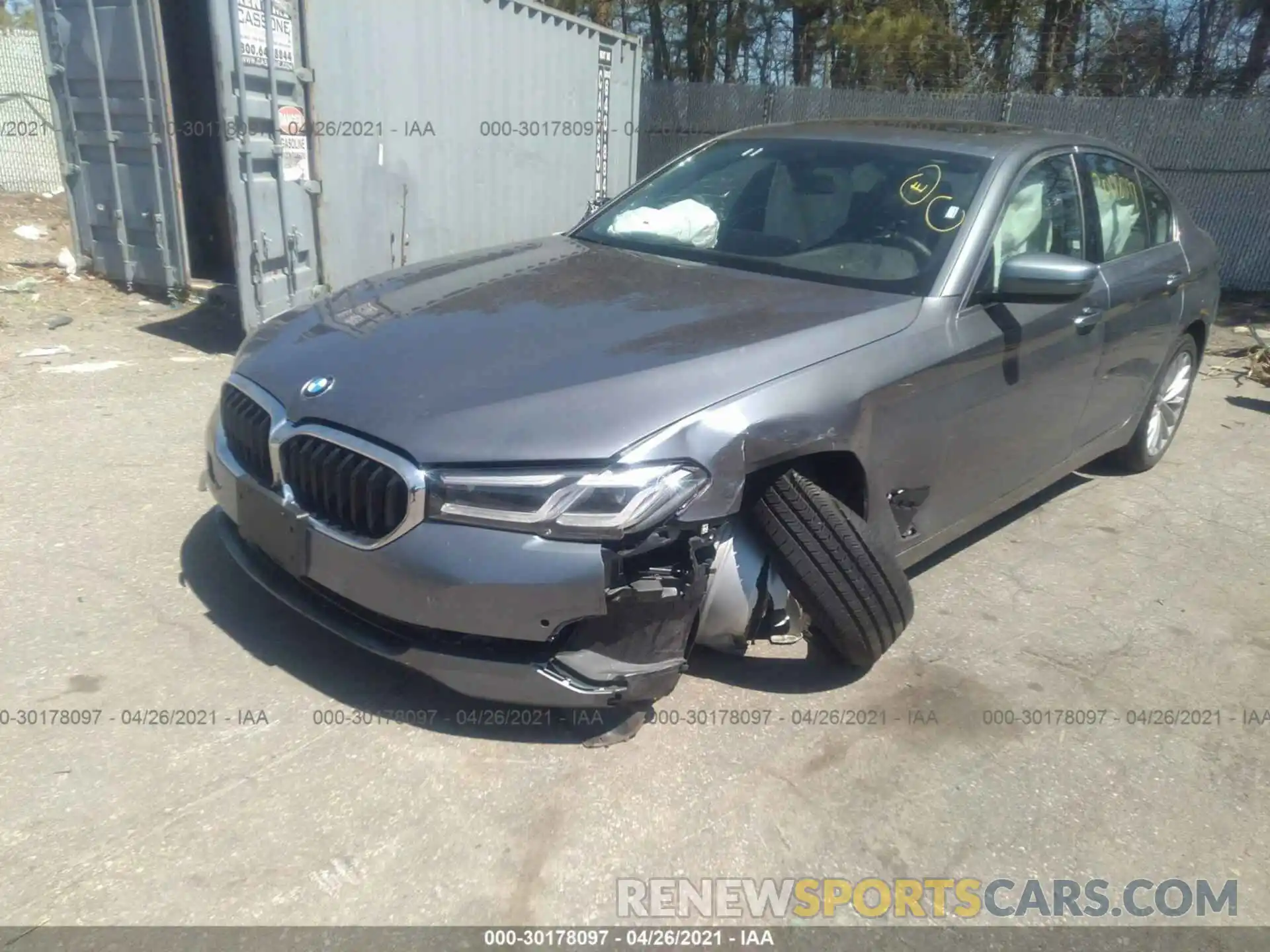 6 Photograph of a damaged car WBA13BJ04MCF94974 BMW 5 SERIES 2021