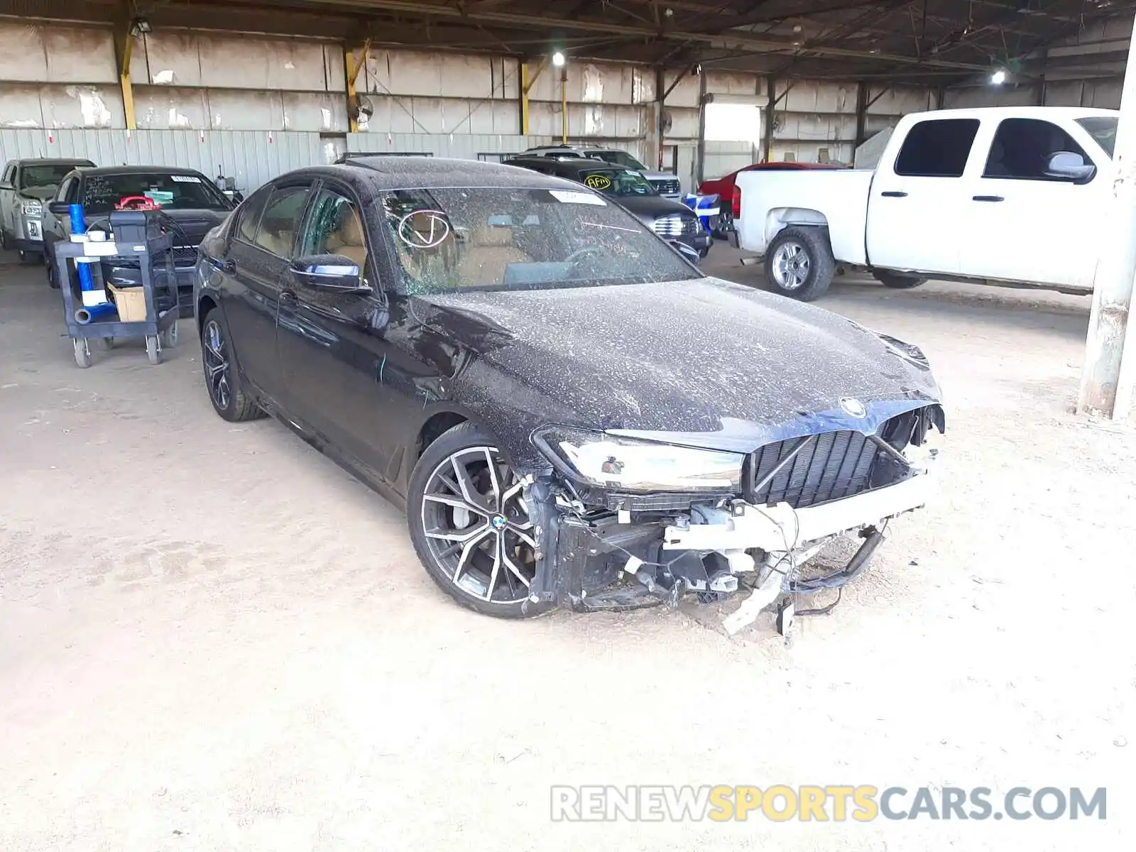 1 Photograph of a damaged car WBA13BJ04MCG20263 BMW 5 SERIES 2021