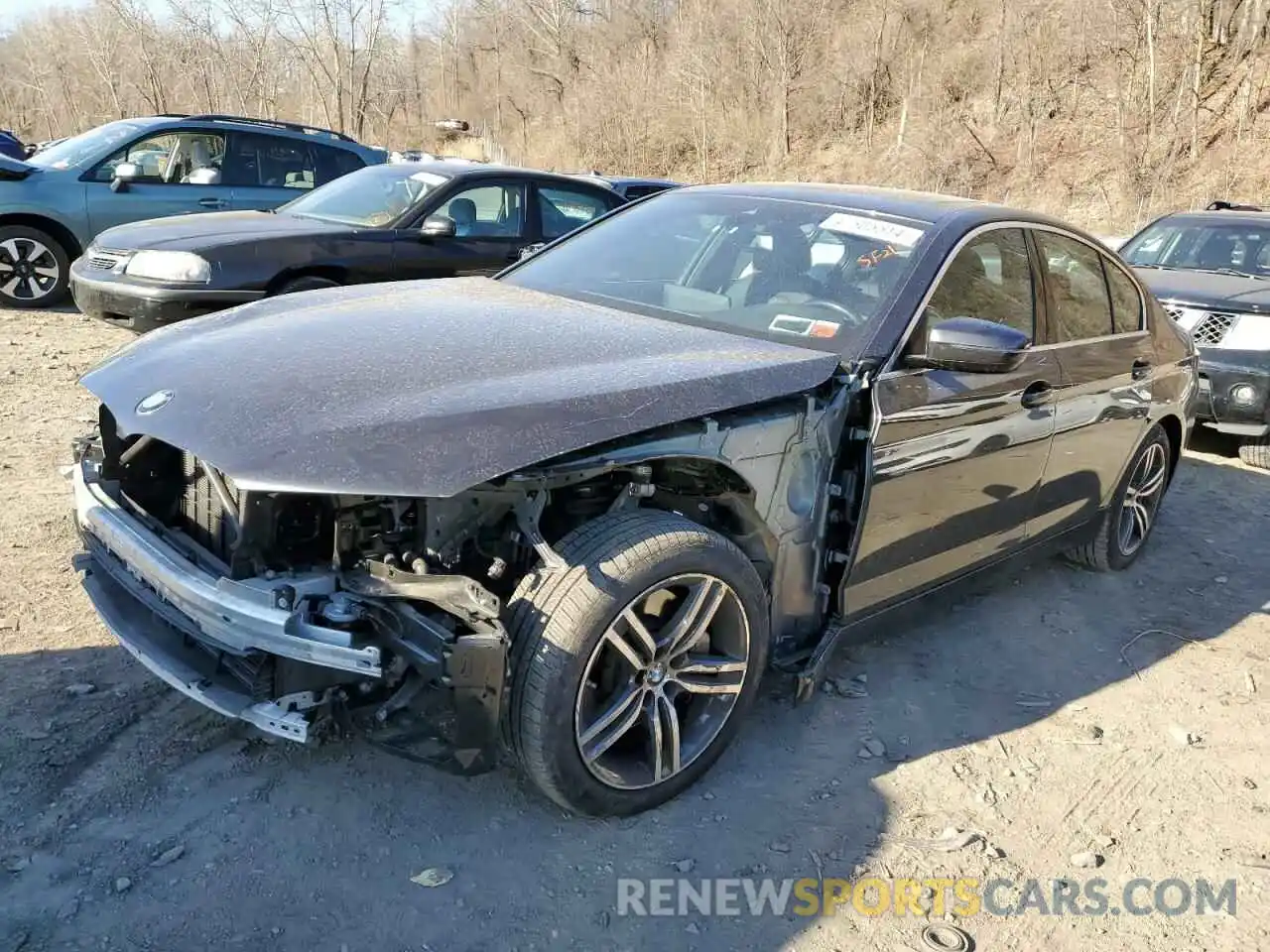 1 Photograph of a damaged car WBA13BJ04MWW91622 BMW 5 SERIES 2021