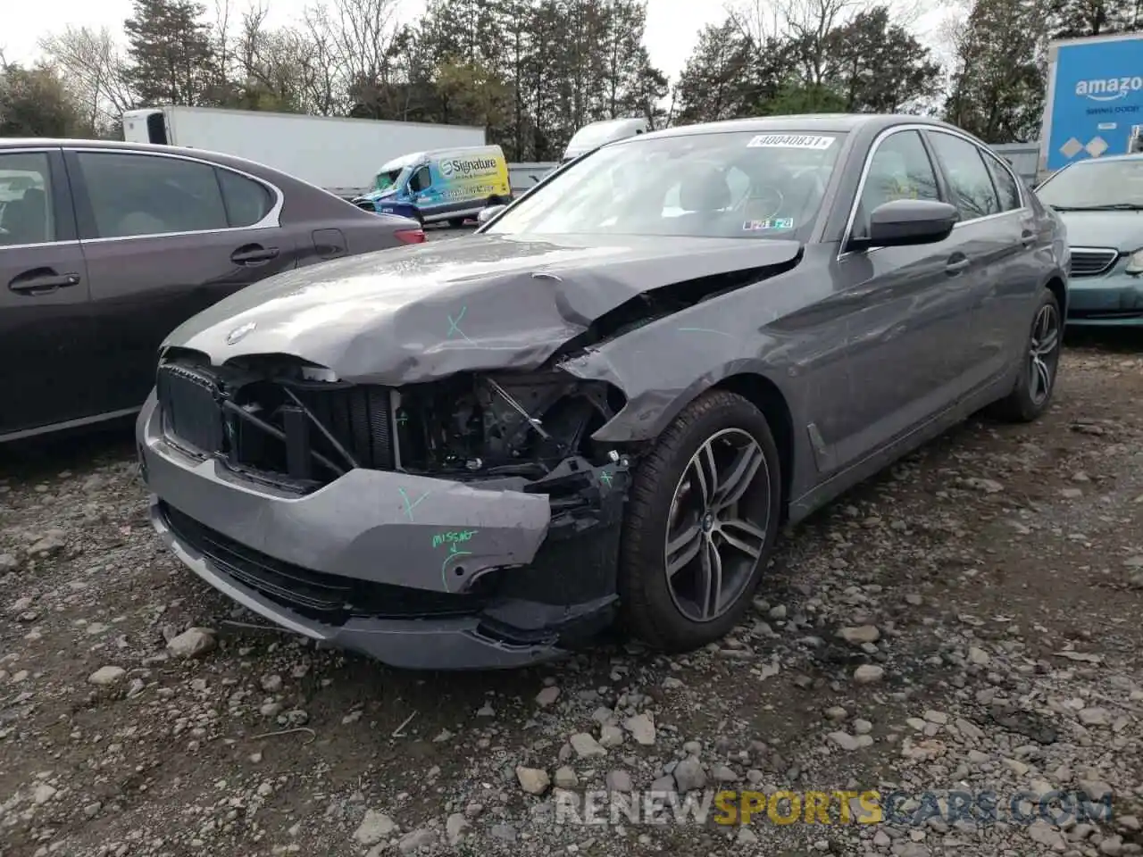 2 Photograph of a damaged car WBA13BJ04MWW92317 BMW 5 SERIES 2021