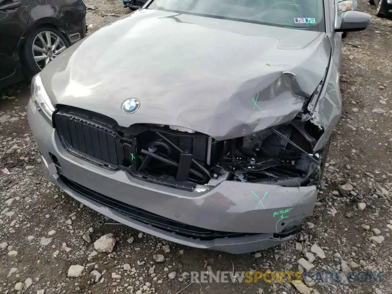 9 Фотография поврежденного автомобиля WBA13BJ04MWW92317 BMW 5 SERIES 2021