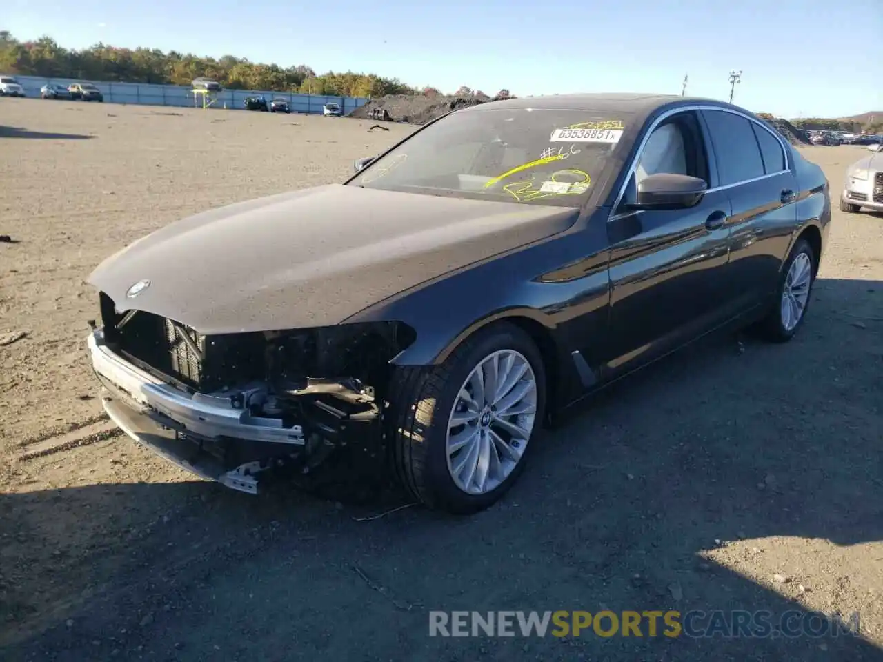 2 Photograph of a damaged car WBA13BJ04MWX10198 BMW 5 SERIES 2021