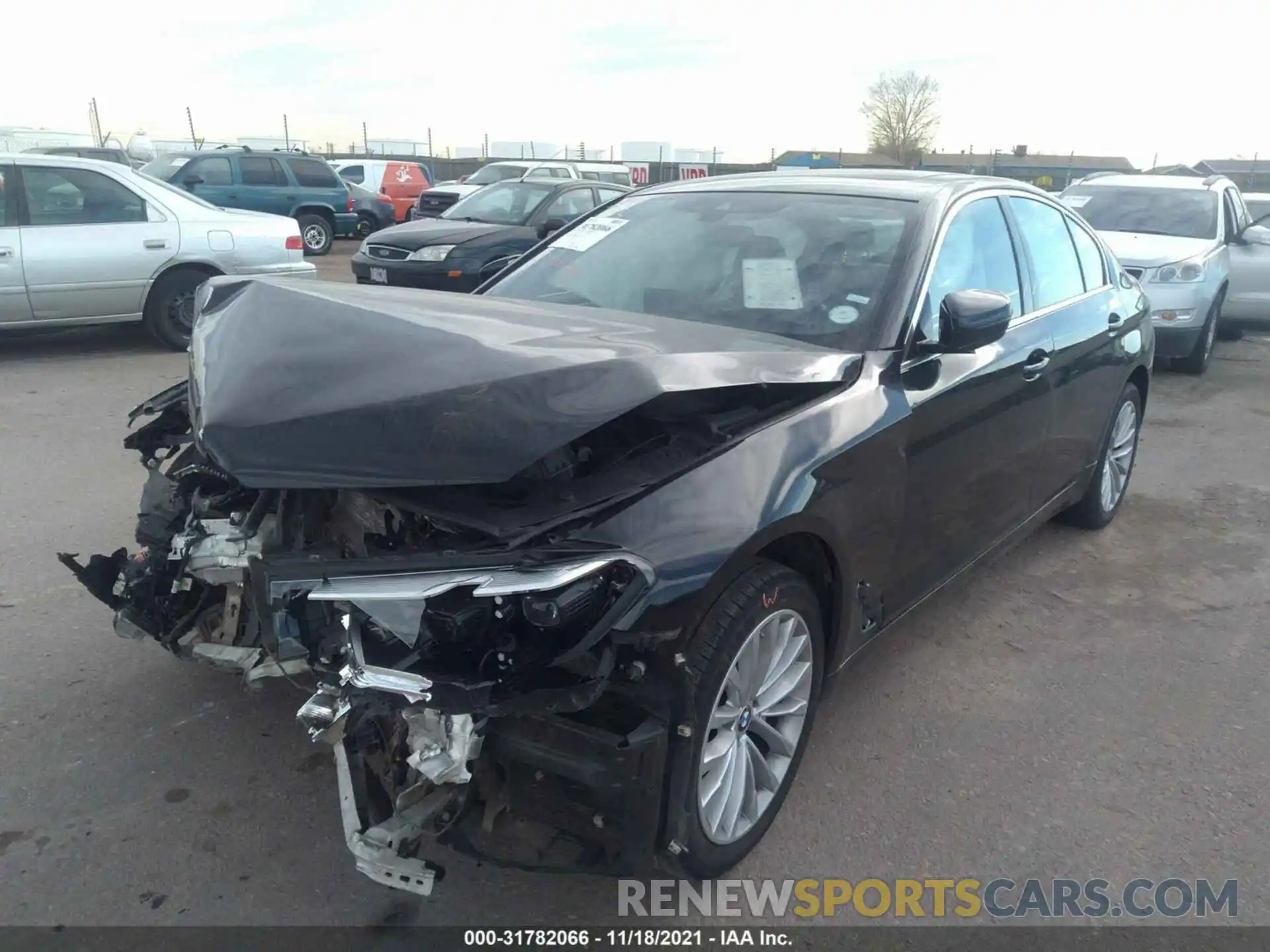 2 Photograph of a damaged car WBA13BJ05MCF62020 BMW 5 SERIES 2021