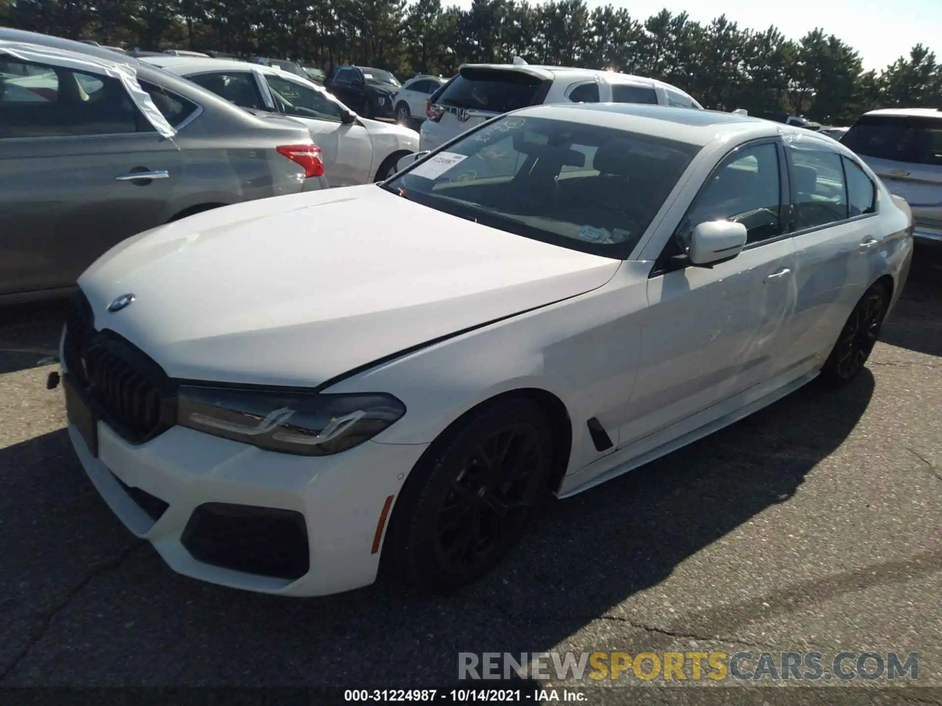 2 Photograph of a damaged car WBA13BJ05MCF97382 BMW 5 SERIES 2021