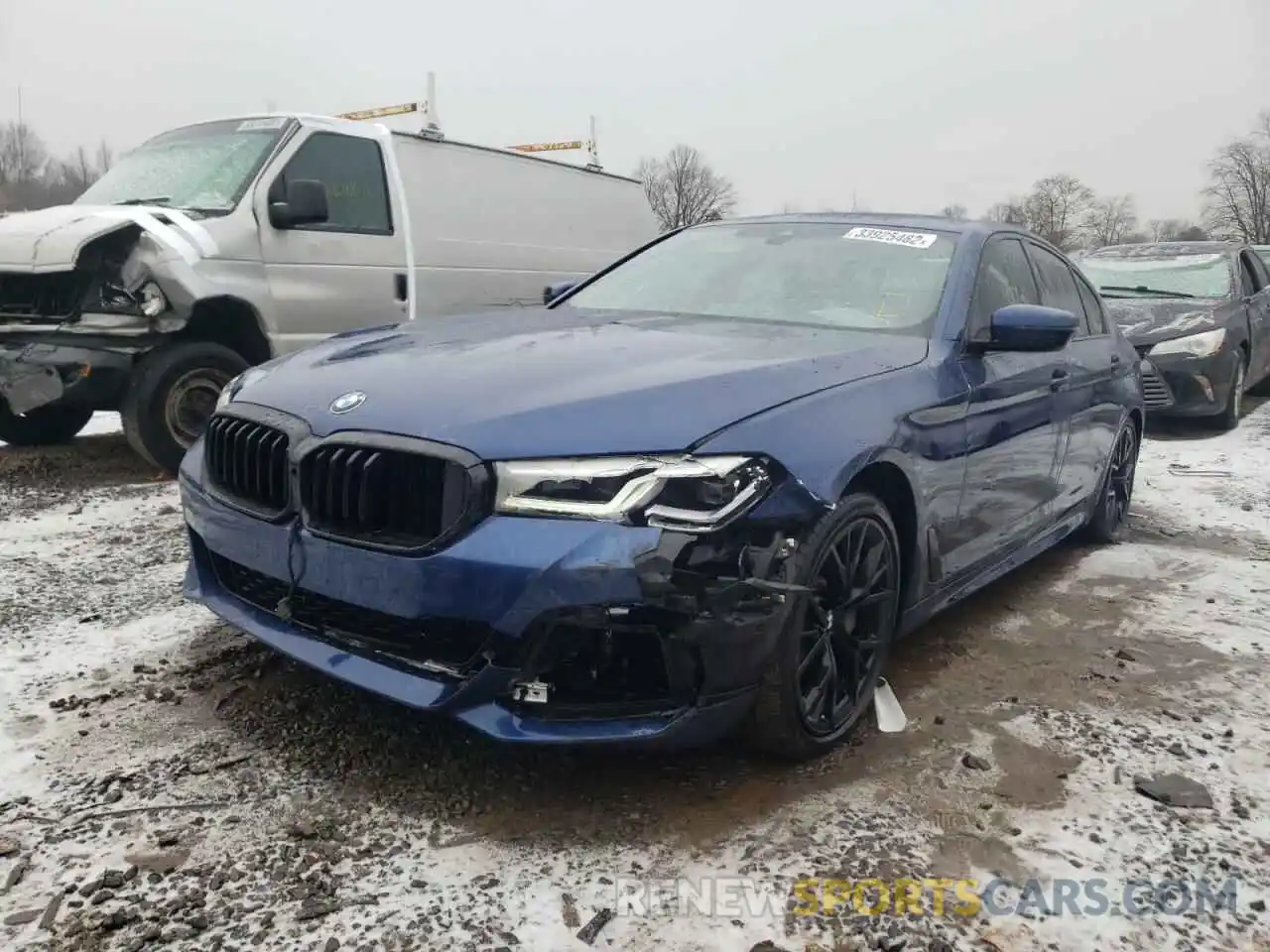 2 Фотография поврежденного автомобиля WBA13BJ05MWX00568 BMW 5 SERIES 2021