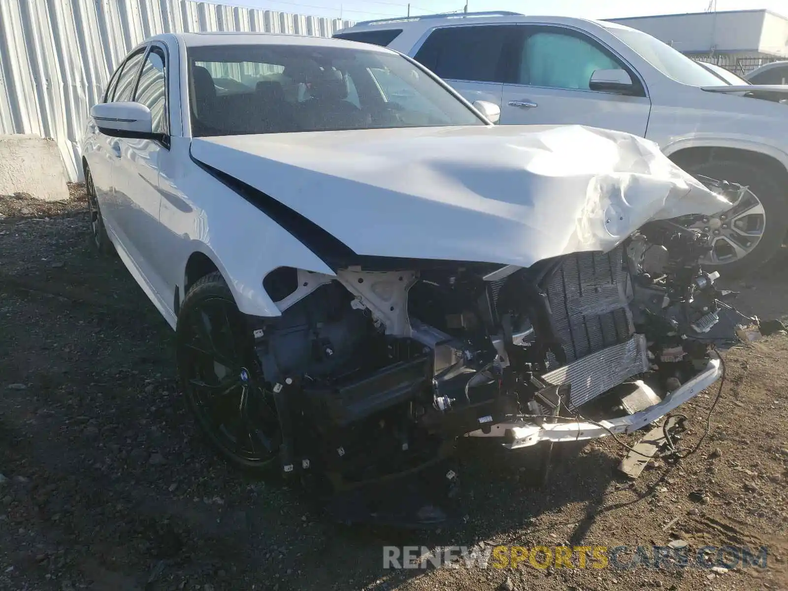 1 Photograph of a damaged car WBA13BJ05MWX01106 BMW 5 SERIES 2021