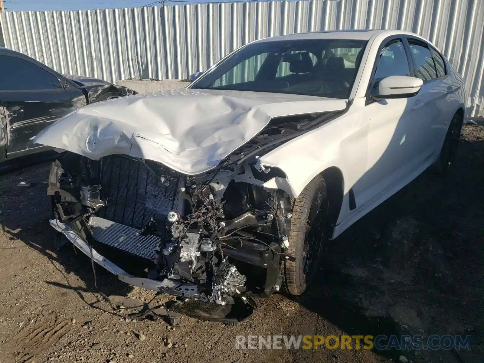 2 Photograph of a damaged car WBA13BJ05MWX01106 BMW 5 SERIES 2021