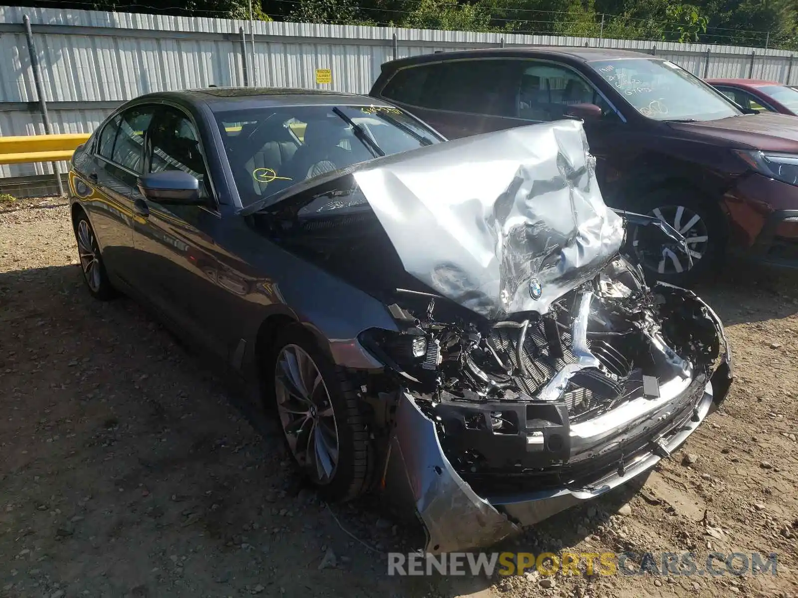 1 Photograph of a damaged car WBA13BJ05MWX19749 BMW 5 SERIES 2021