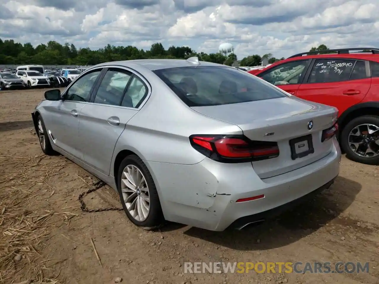 3 Photograph of a damaged car WBA13BJ05MWX25986 BMW 5 SERIES 2021